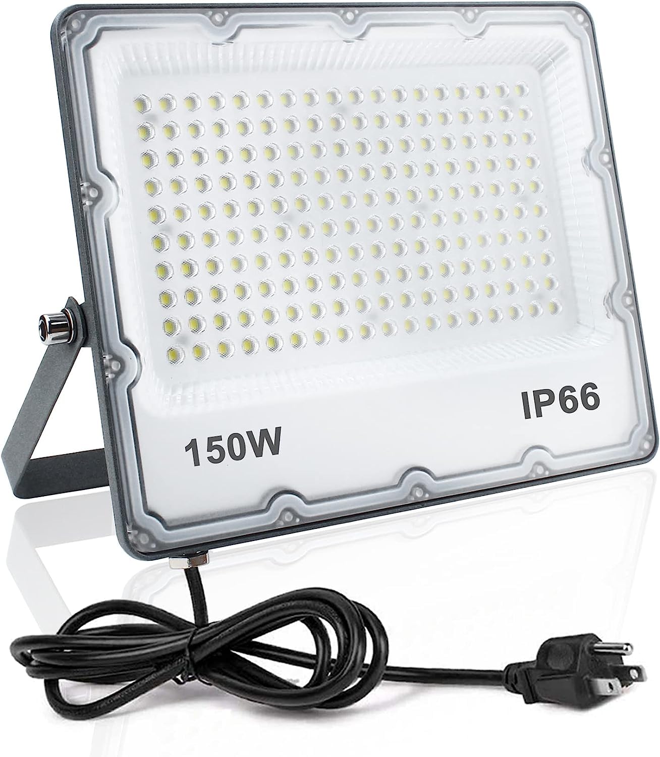 Indmird 150W Led Flood Light, 6500K, 15000Lm, Ip66 Waterproof, Outdoor Security Lighting