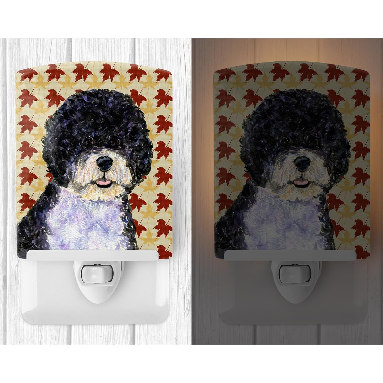 Carolines Treasures Ceramic Night Light, Portuguese Water Dog, 6x4x3in, Multicolor, Model SS4366CNL