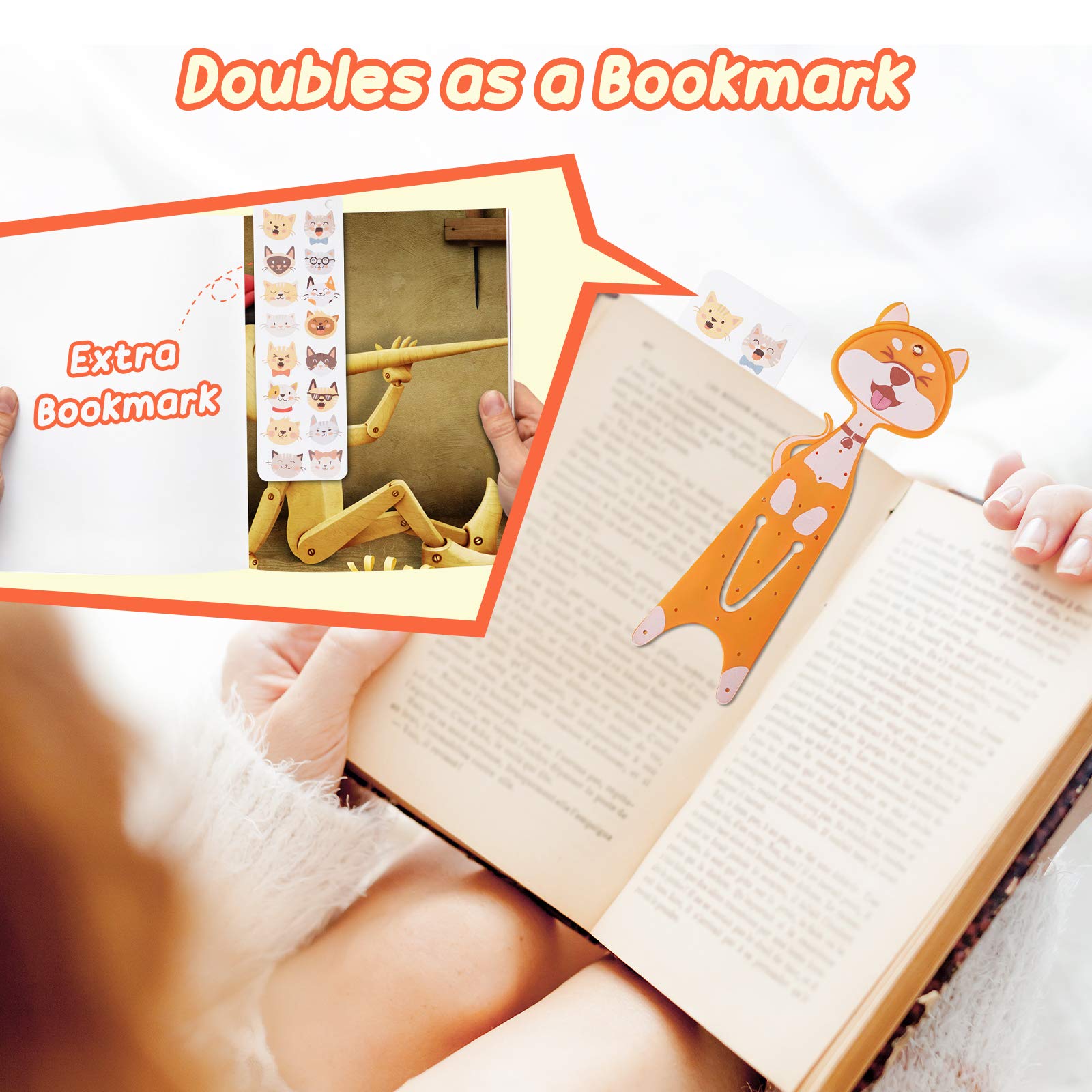 Bookmark Reading Light: Compact And Portable Design, Provides Even Illumination With Three Eye-Friendly Color Temperatures, Long