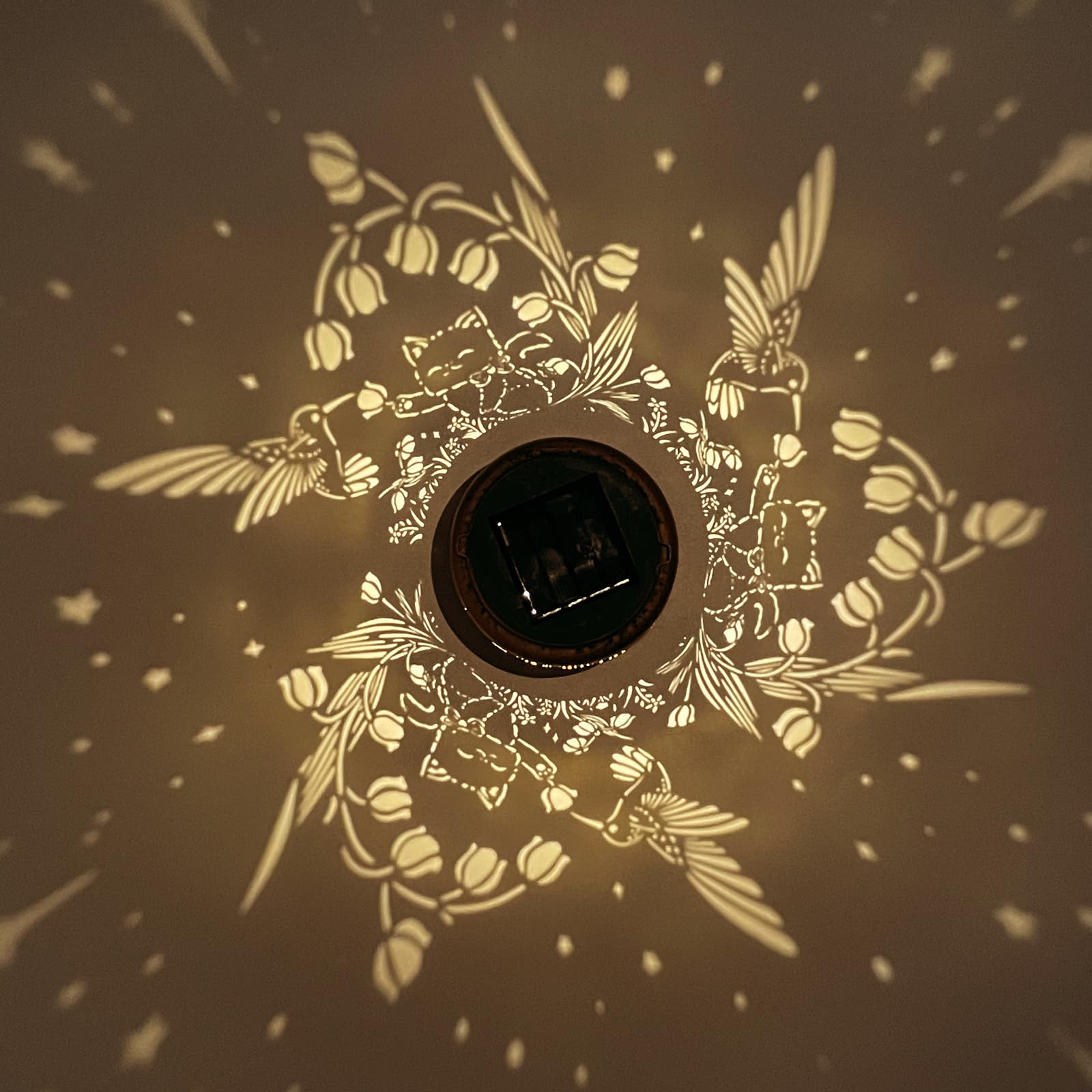 Hummingbird Solar Lanterns Outdoor Waterproof Garden Decor, Metal Led Garden Light,For Yard, Patio, Lawn, Tabletop, Pathway, Lan