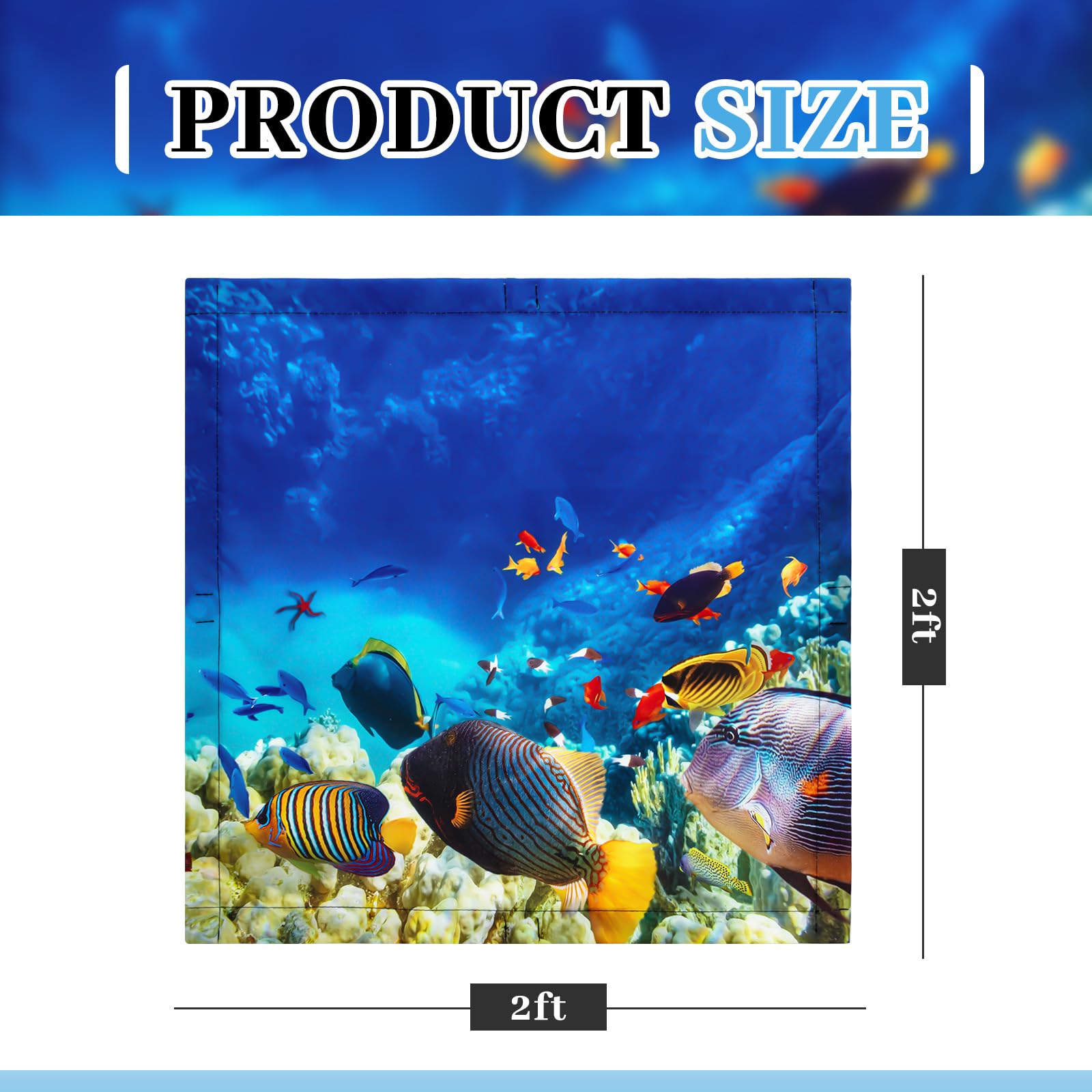 VIHOSE Fluorescent Light Covers, 4 Pcs, Magnetic Filters, Reduce Glare, 2x2 Feet, Polyvinyl Chloride, Sea Color, Model FLC-001