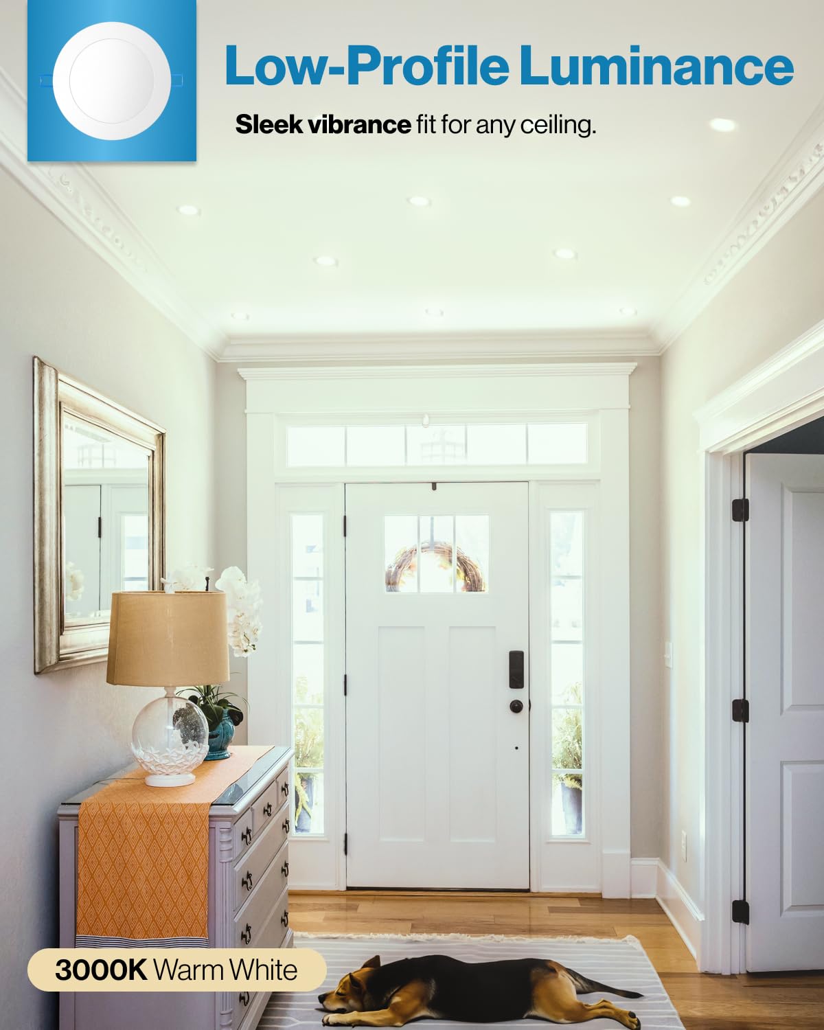 Sunco Lighting 16 Pack 6 Inch Ultra Thin Led Recessed Ceiling Lights, Smooth Trim, 3000K Warm White, Dimmable, 14W=100W, Wafer Thin, Canless With Junction Box - Energy Star