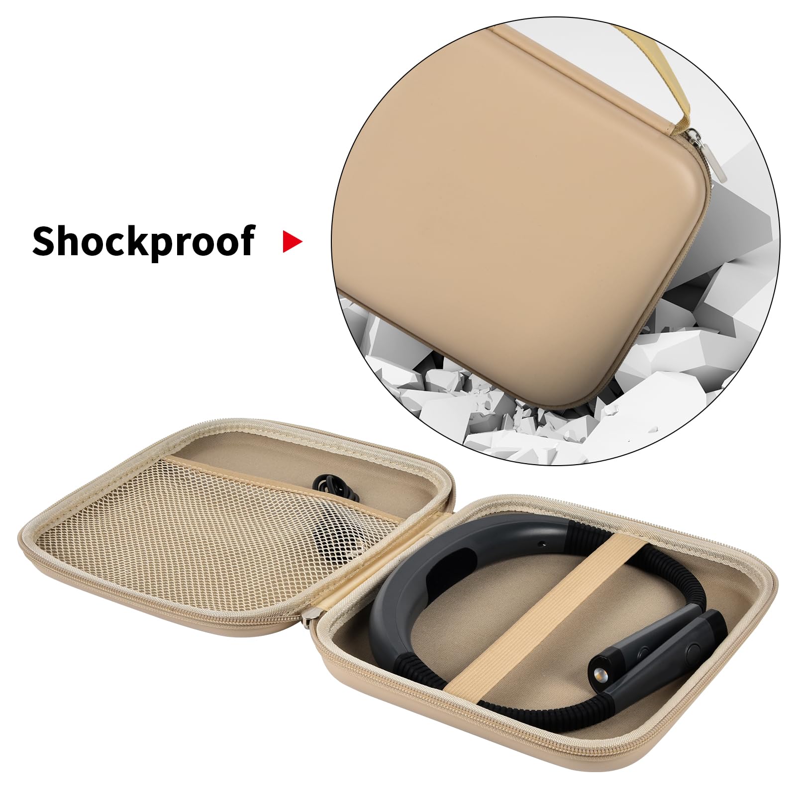 Case Compatible With Glocusent/ For Vekkia/ For Litom/ For Ledgle/ For Takkui/ For Tsingree Led Neck Reading Light Book Light Fo