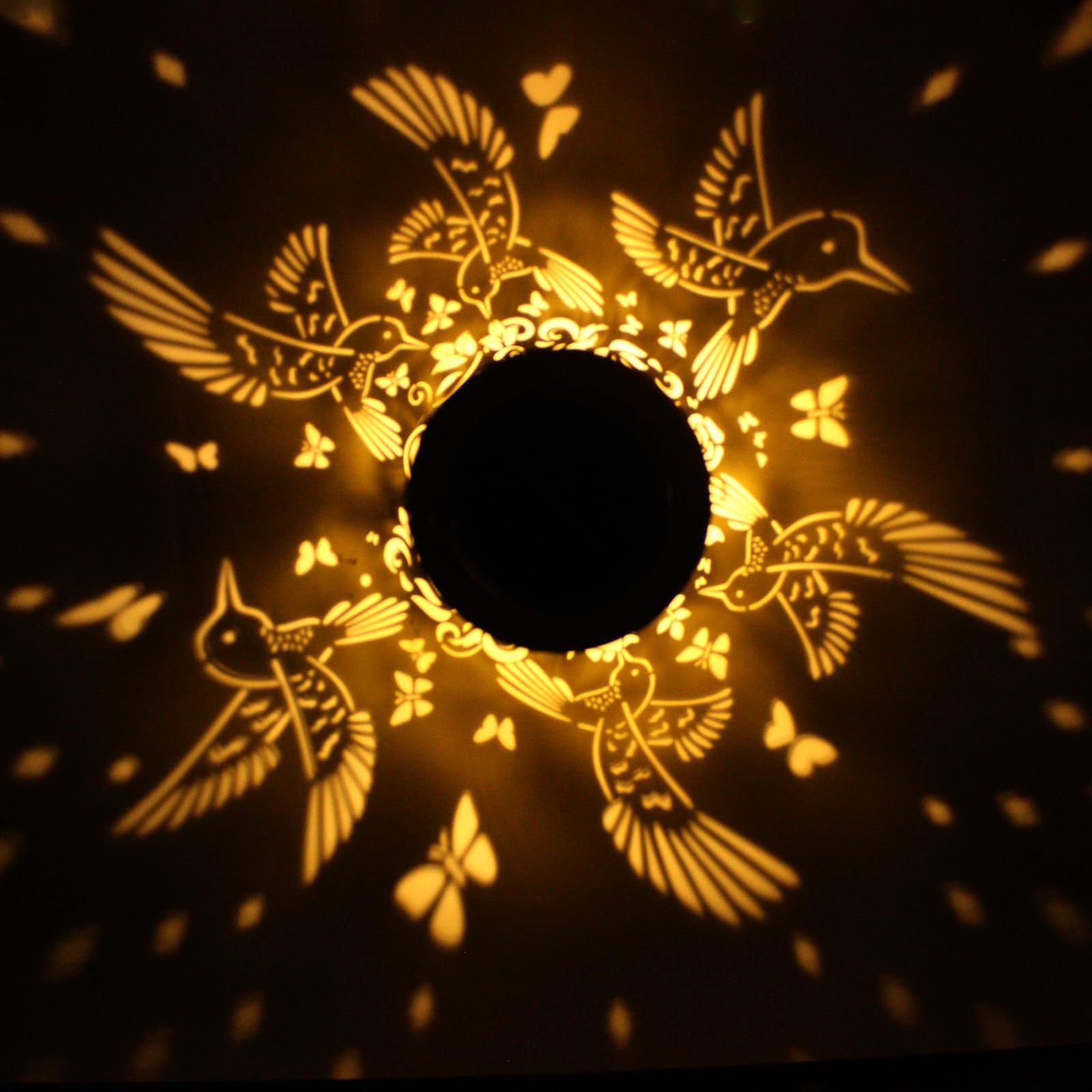 Gpp Hummingbird Gift Solar Lanterns Outdoor Waterproof Sunflower Solar Lights Metal Outdoor Decor For Yard Patio Backyard Porch