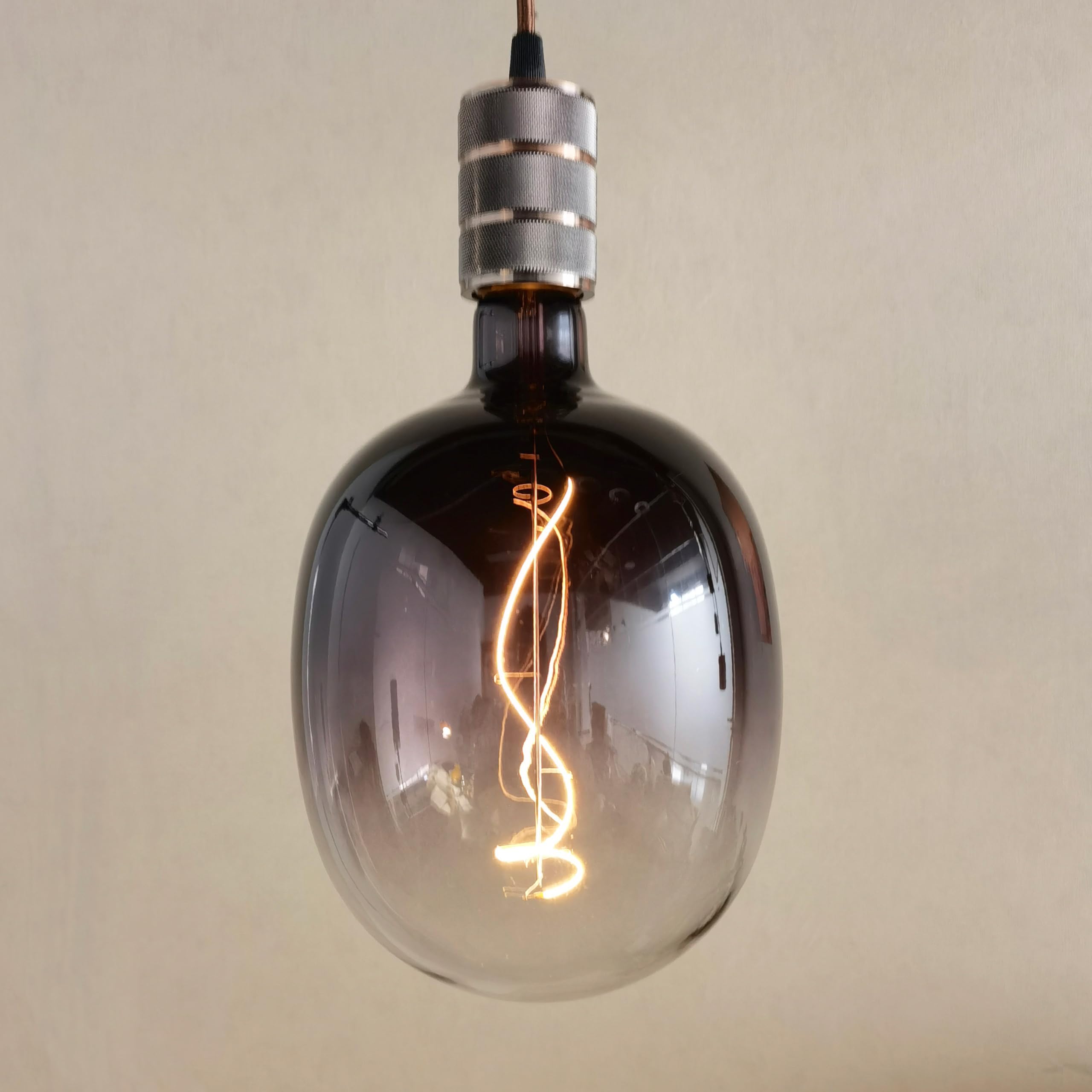 SD LUX Oversized Vintage Giant LED Light Bulb Huge Edison Bulb- Dimmable, 5W 400LM (50W Equi), Warm White 2700K, Medium E26 Base