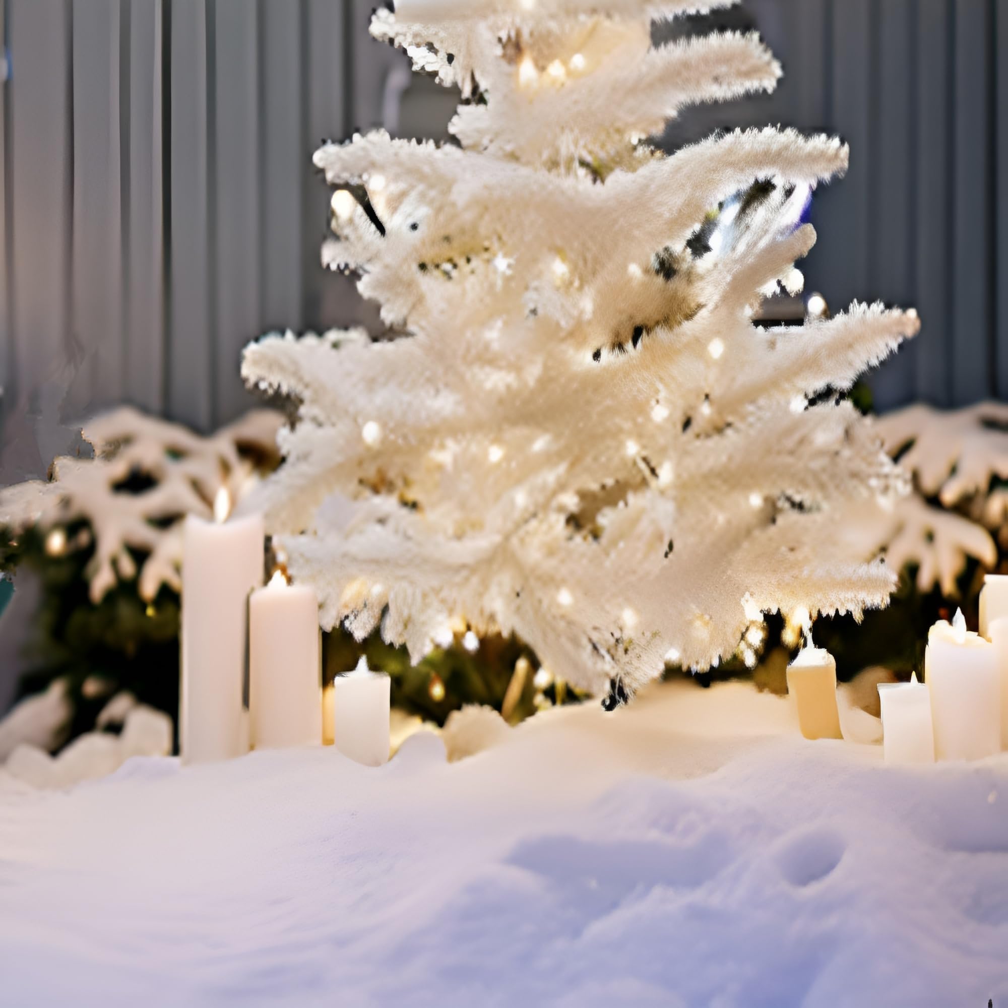 Lucky Shine 150 Led Cool White Christmas Lights, 50Ft Indoor/Outdoor Decorative String