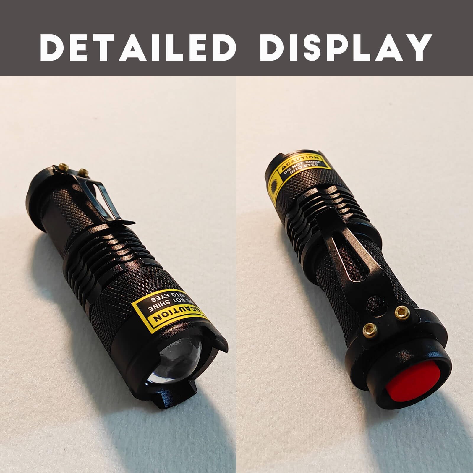 Metii R1 Low-Lumen Mini Red Flashlight - Zoomable, Dim Red Light, Perfect For Close-Range Reading And Viewing Star Charts While
