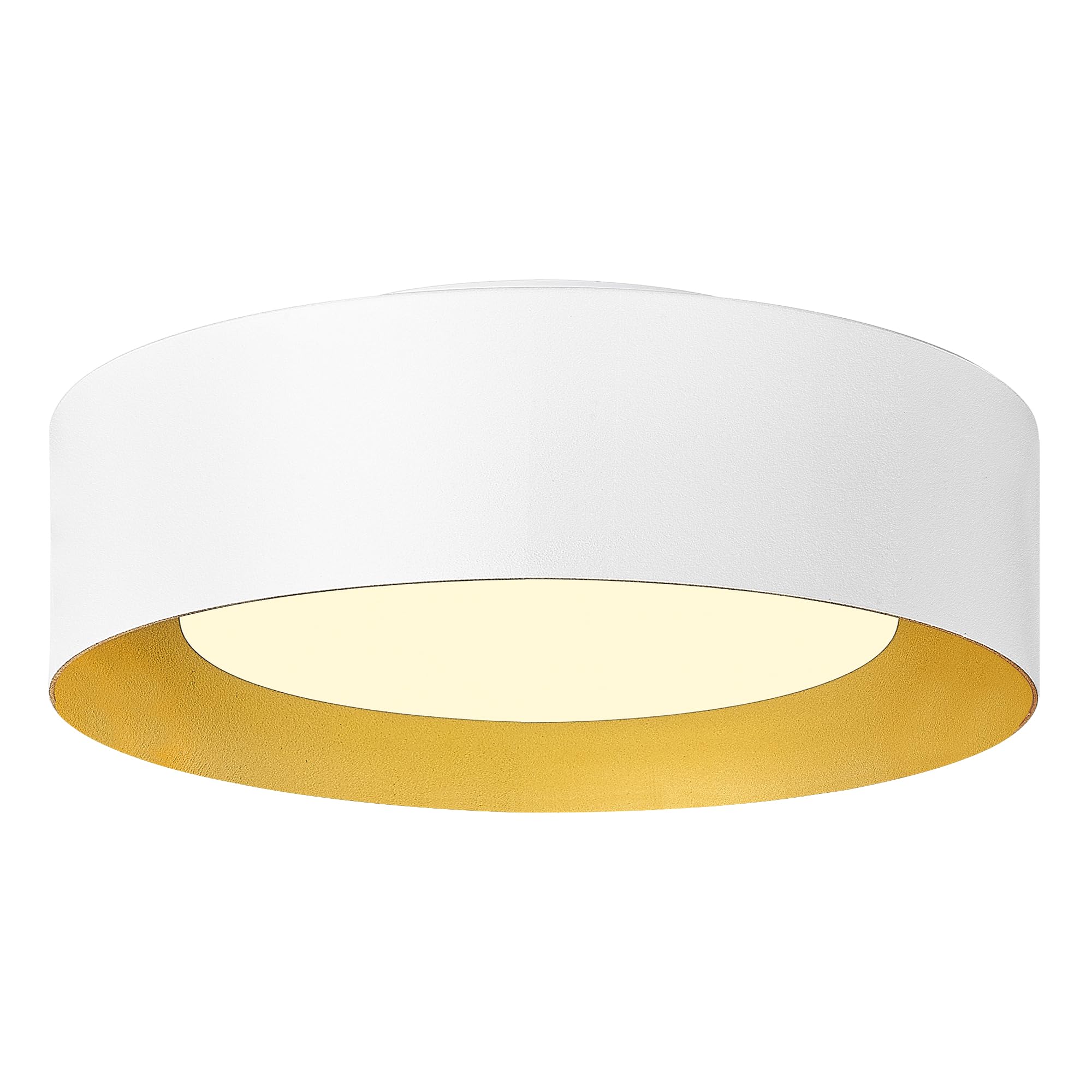 AUTELO 12'' Flush Mount Ceiling Light, 3CCT LED Light Fixtures Ceiling Mount, Modern Ceiling Light with Frosted Glass in White M