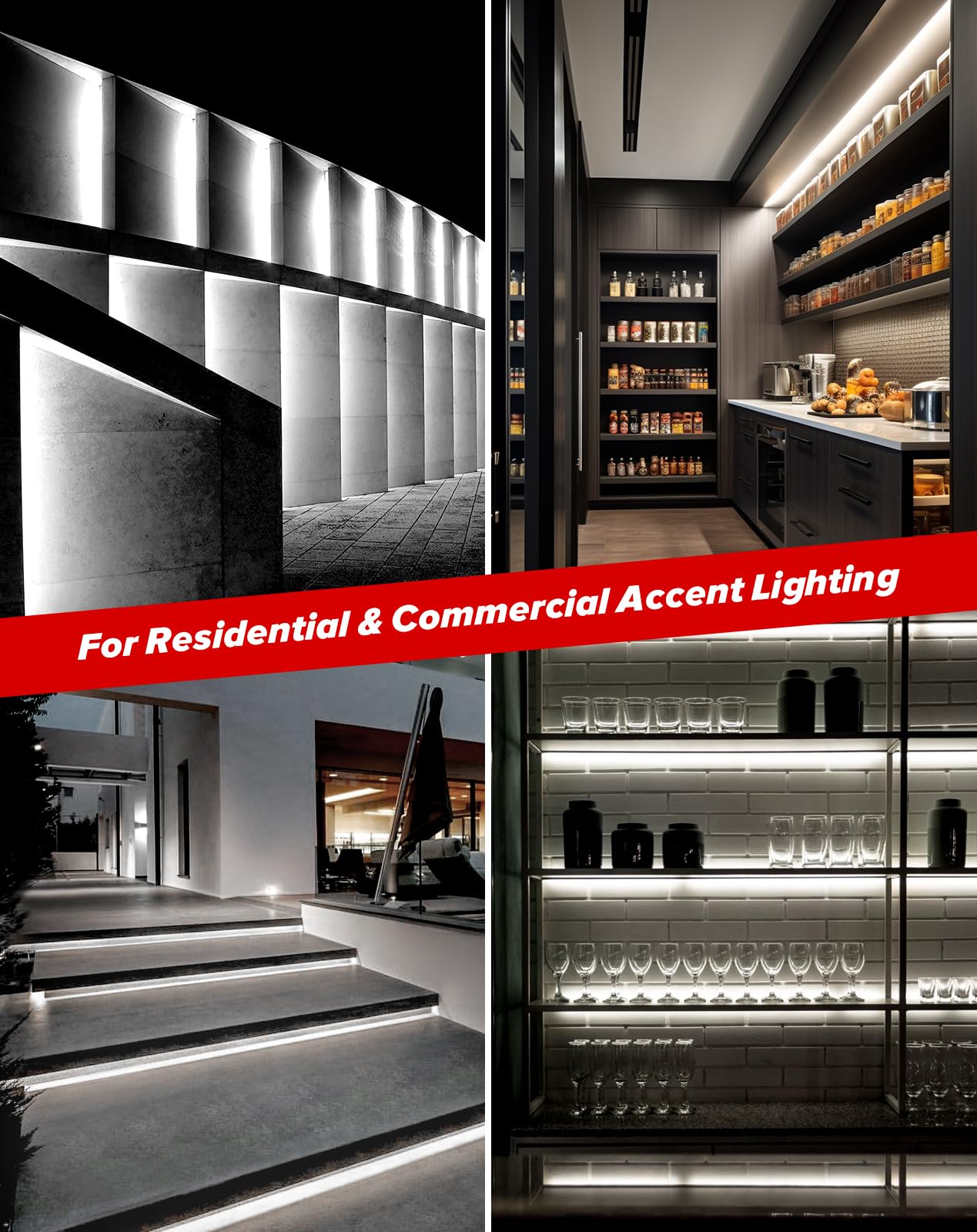 Shine Decor Cob Led Rope Light Ac 120V  800Lm Ultra Bright  Ip65 Waterproof Cold-Resistant Etl Neon Strip  No Driver Tape Lighting For Home Commercial 10X4.5Mm  6000K Cool White  131.2Ft