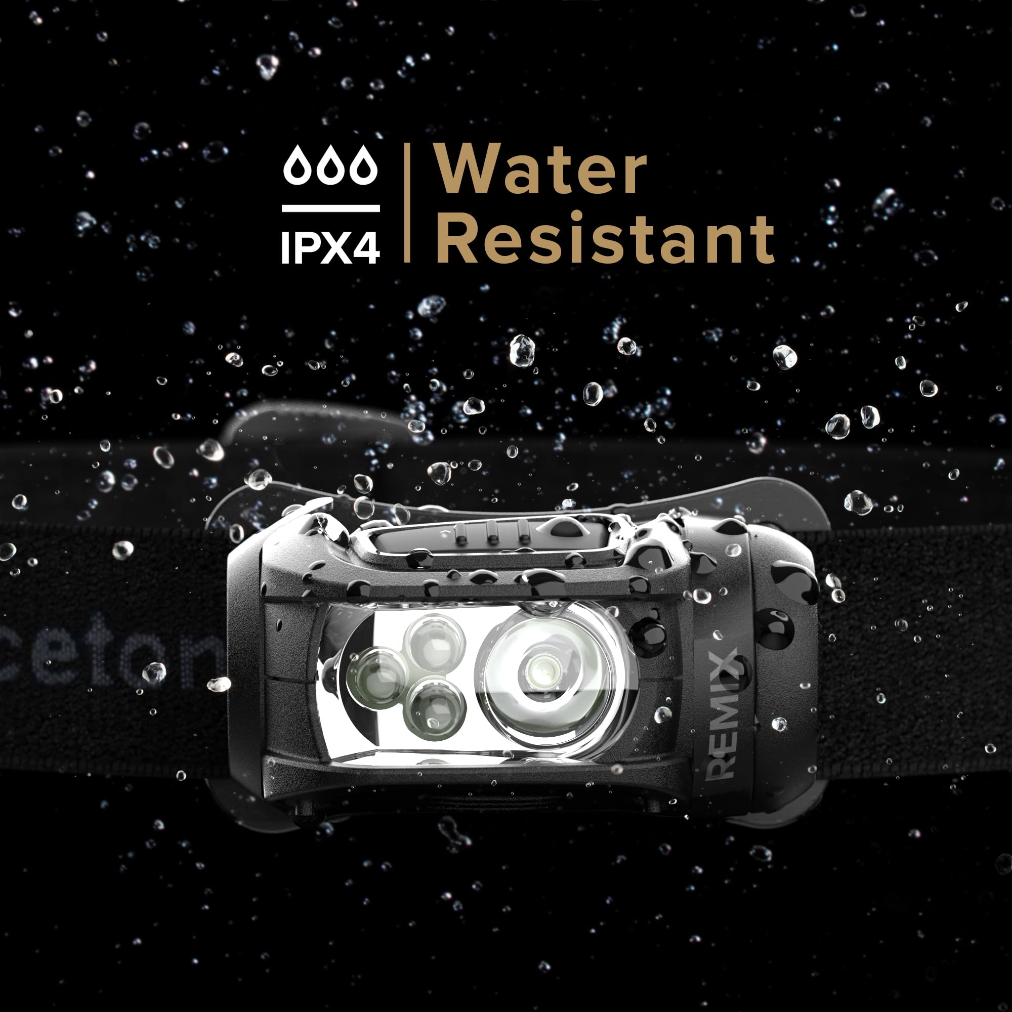 Princeton Tec Remix Led Headlamp (Black, 300 Lumens White And Uv)
