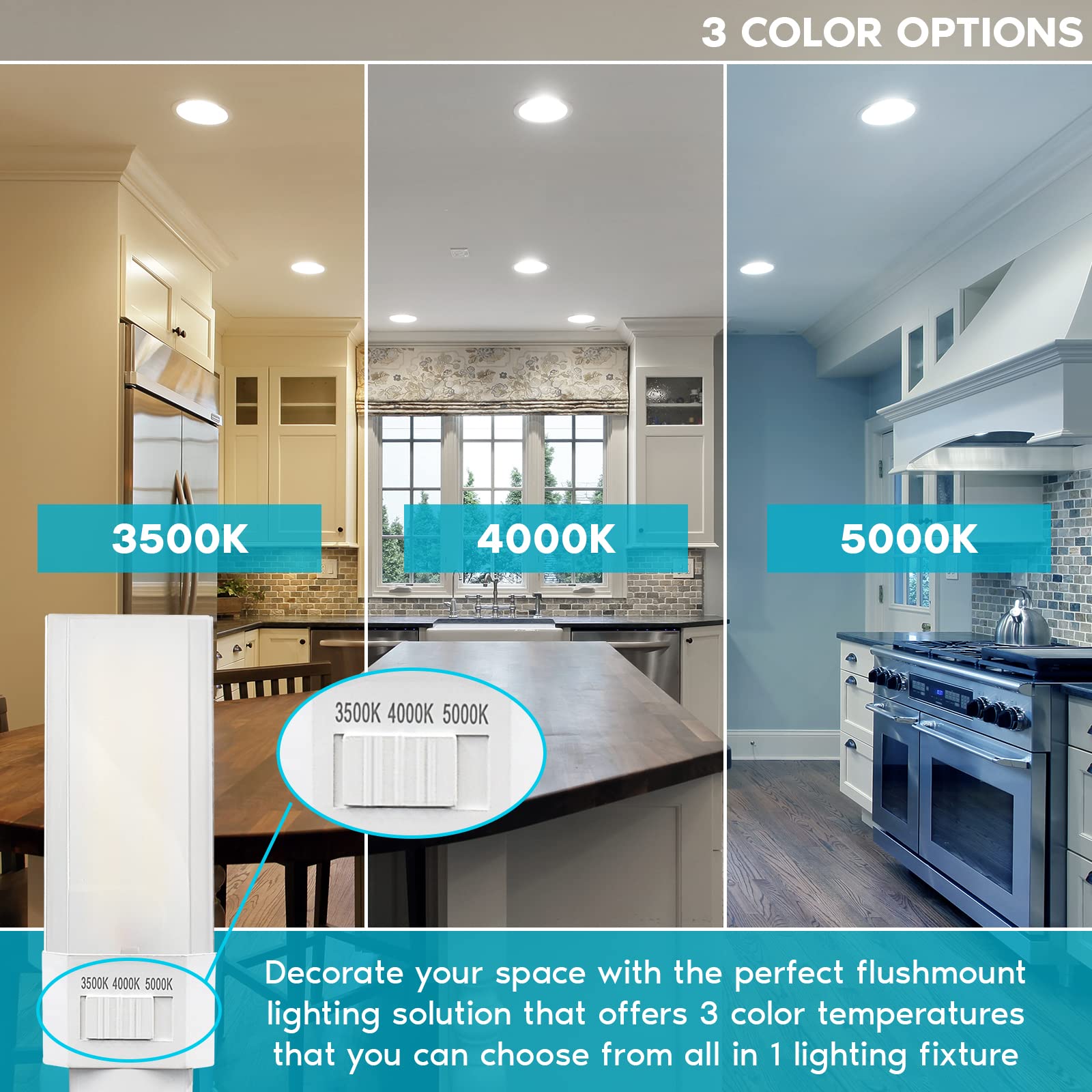 LUXRITE 11W Horizontal PL LED Bulb, 1450 Lumens, Ballast Bypass, 3 Color Selectable (3500K-5000K), G24D