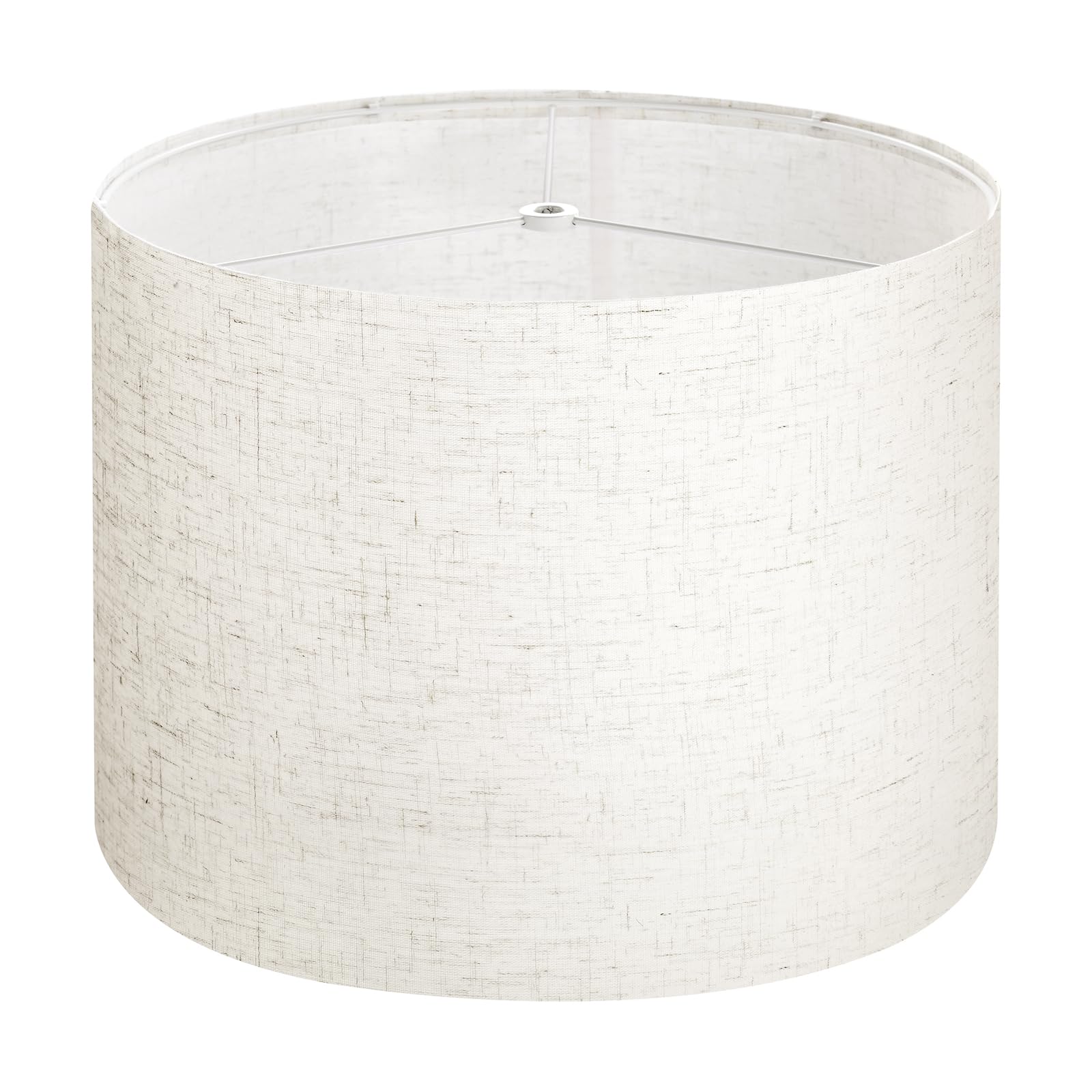 VEVOR Drum Lampshade, Linen, 13inx13inx10in, Light Linen, Model qianyama 330*250H, Replacement for Table/Floor/Pendant Lamps