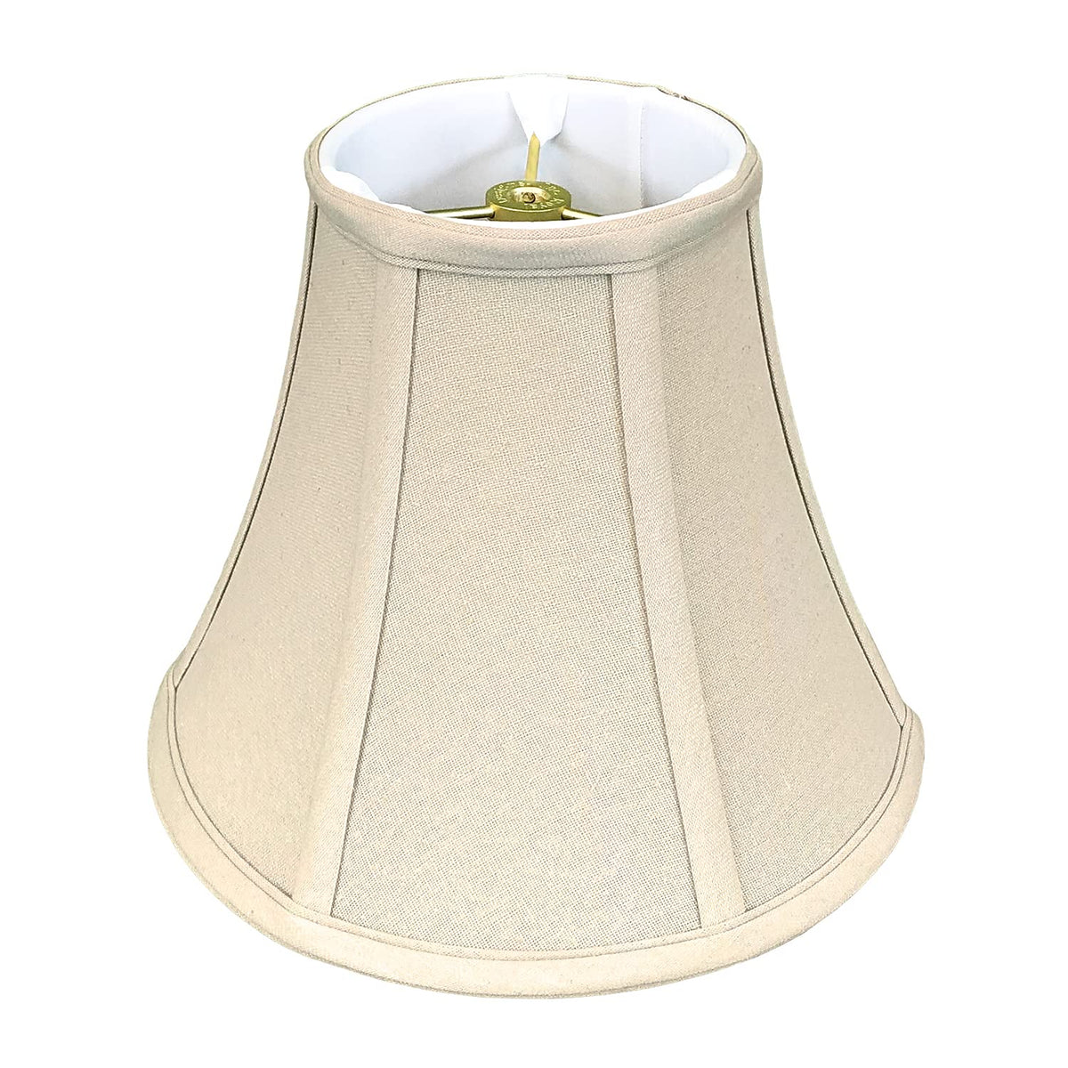 Royal Designs, Inc. True Bell Lamp Shade, Linen Beige, 4&quot;&quot; x 8&quot;&quot; x 7.25&quot;&quot;&quot; (BS-704-8LNBG)