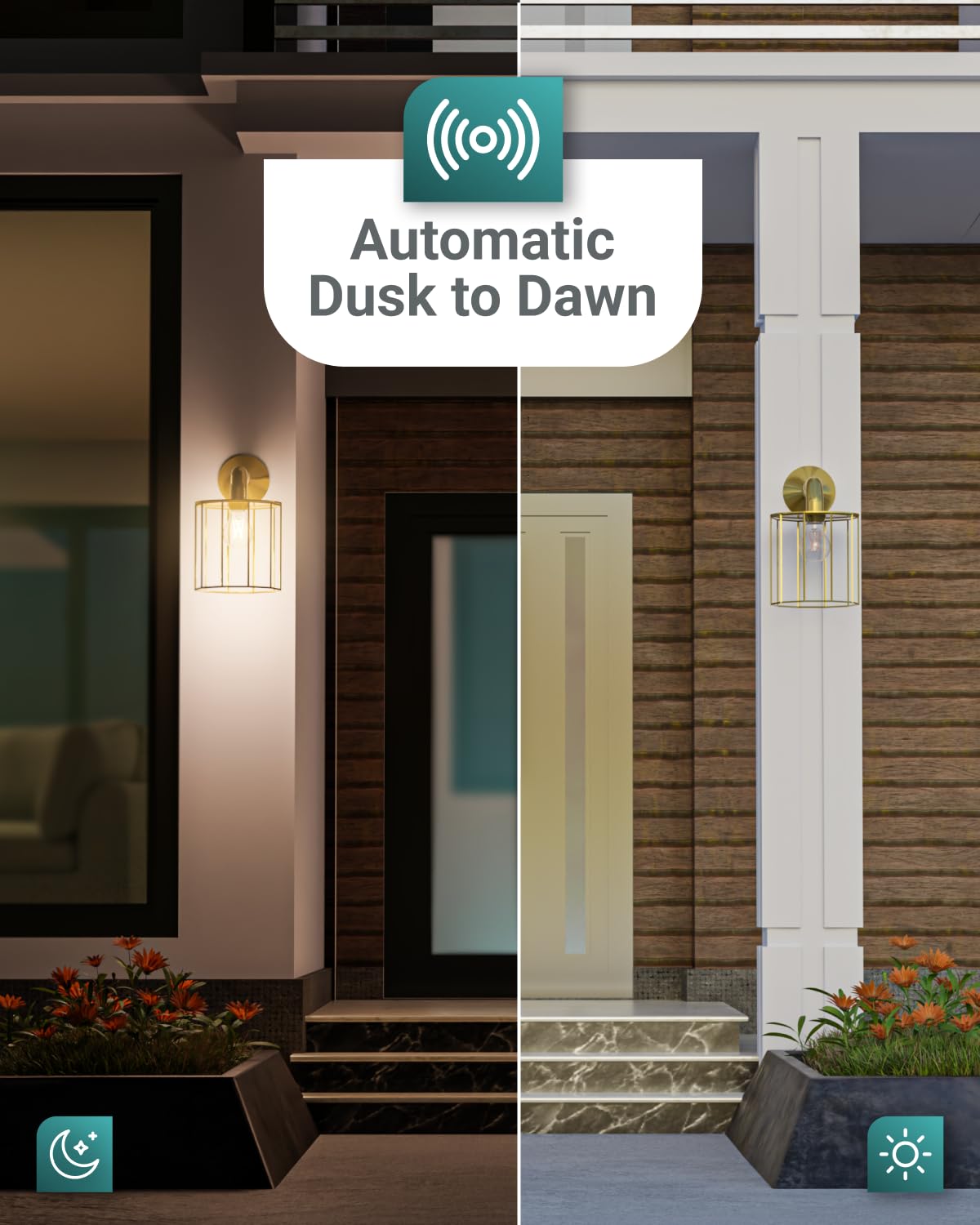 Sunco 6 Pack 9W=60W A19 Dusk To Dawn Outdoor Led Light Bulbs, Cri90 3000K Warm White, 850 Lumens, E26 Medium Base, Photocell Sen