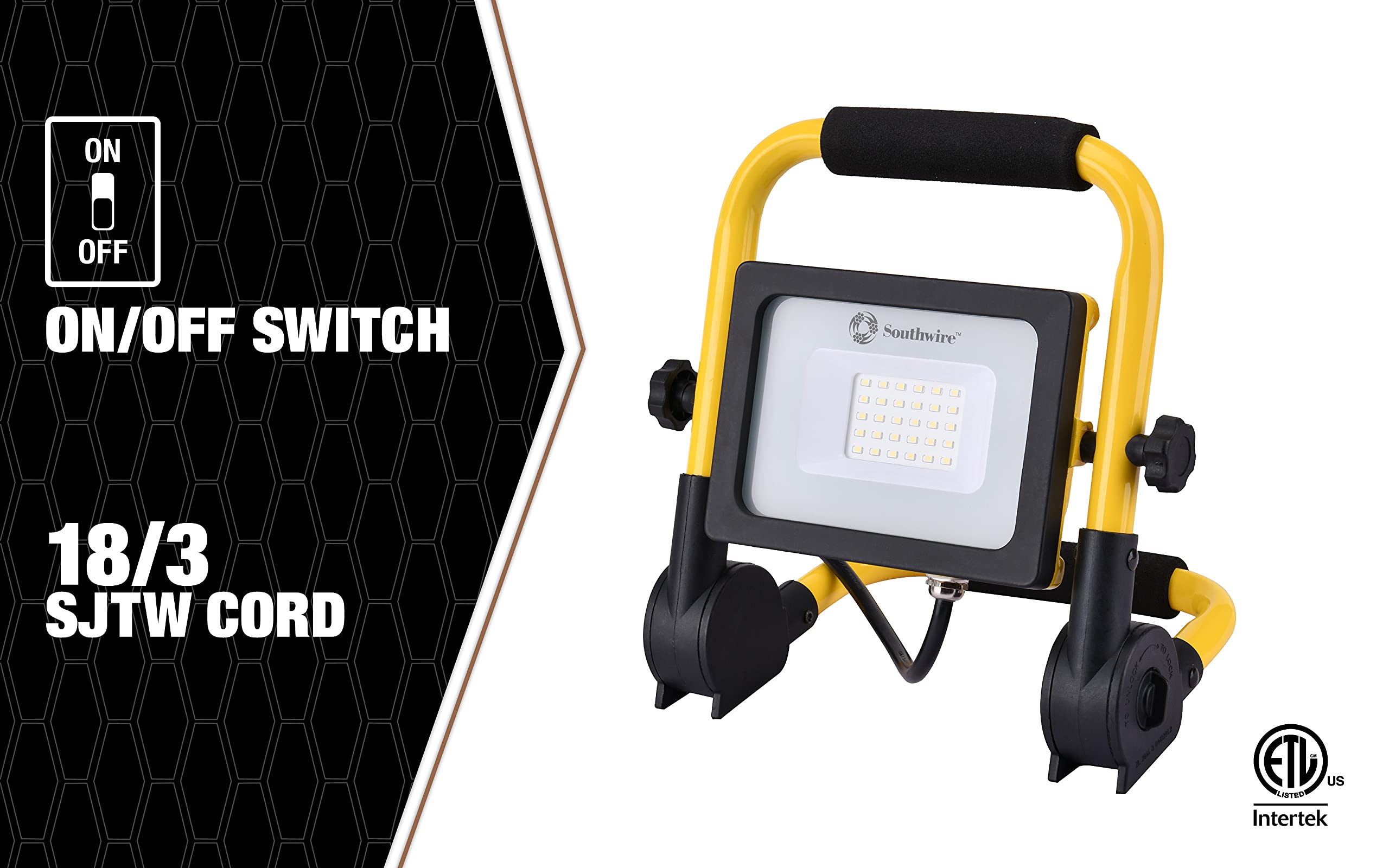 Southwire Csw3X1 Led Work Light, 3000, Yellow