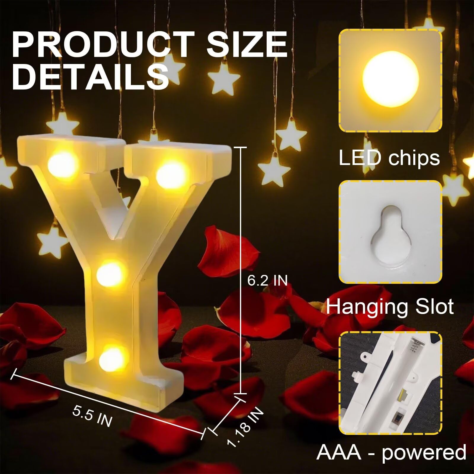 Ifncpf Be My Girlfriend Light Up Letters Proposing Decorations Set Includes 14 Led Light Letters And 1000 Rose Petals ValentineS Day Ornaments