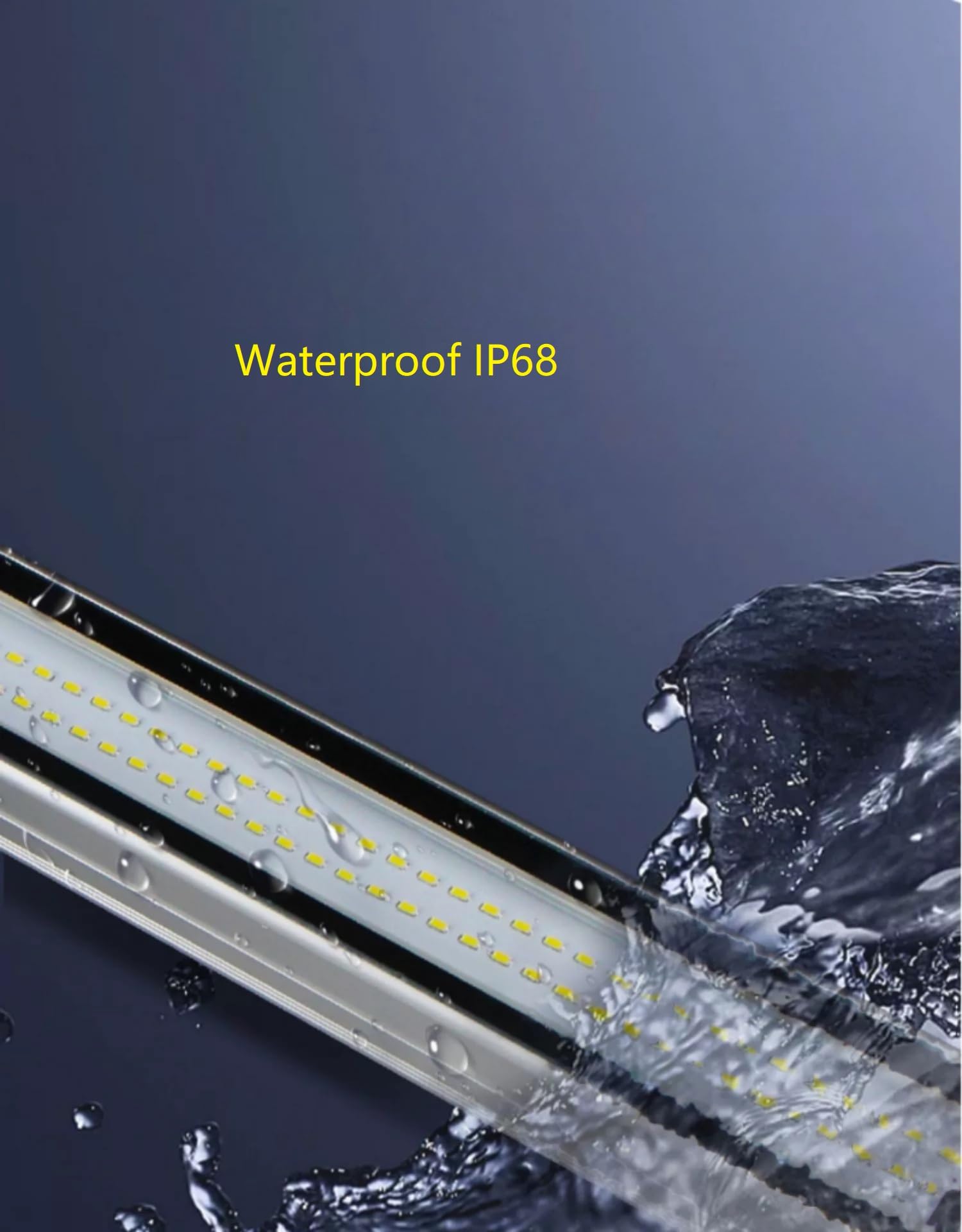 XUNDE LED Tube Light 20W IP67 Explosion Proof CNC Machine Lighting Model HYT10206 Silver L
