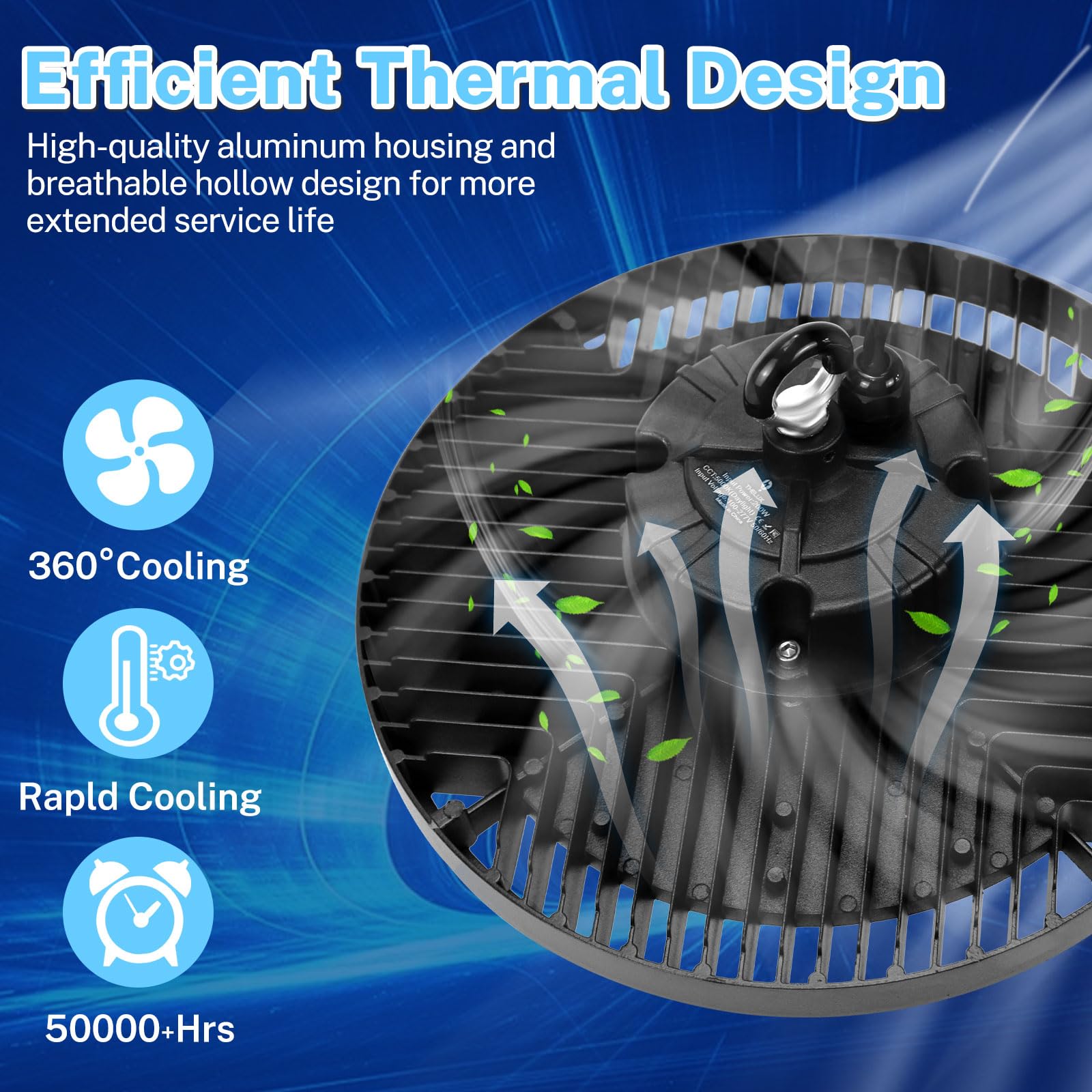 Thelux 1Pack Led High Bay Light, 250W, Replace 1000Hps,Super High Brightness With 150Lm/W For High Bay Led Shop Lights For Wareh