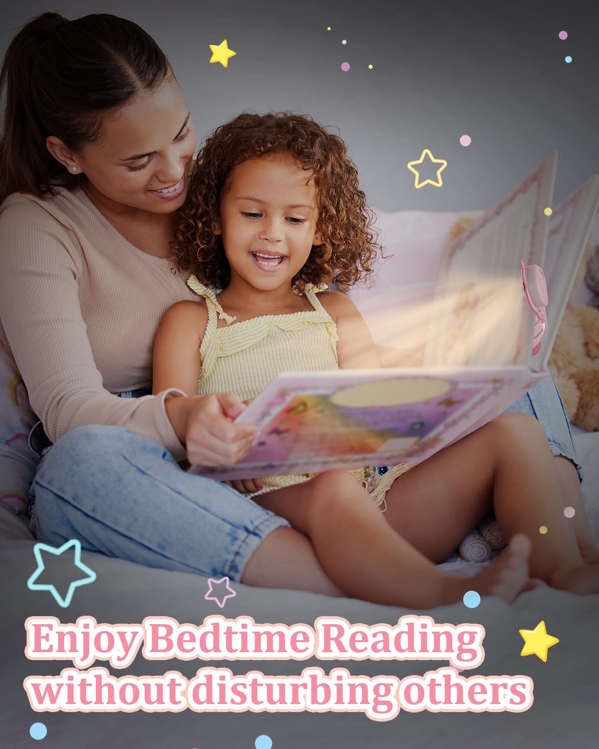 Stocking Stuffers For Girls Unicorn Book Light For Kids, Cute Bookmarks For Kids Small Reading Light For Books In Bed, Christmas