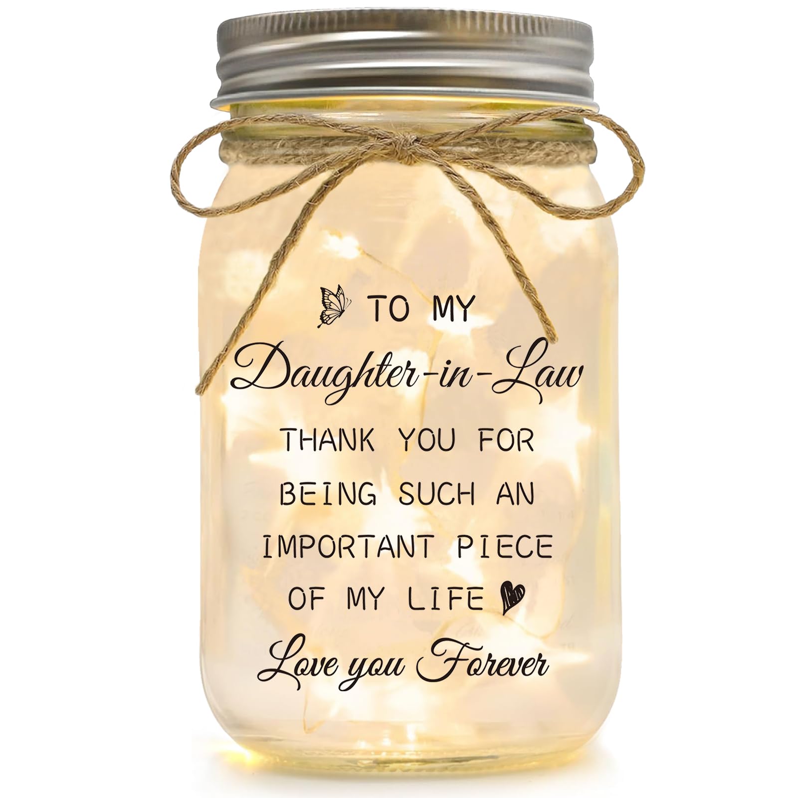 Luckyyds Daughter in Law Gifts, Daughter in Law Birthday Gifts from Mother in Law, Best Mothers Day Valentines Christmas Wedding