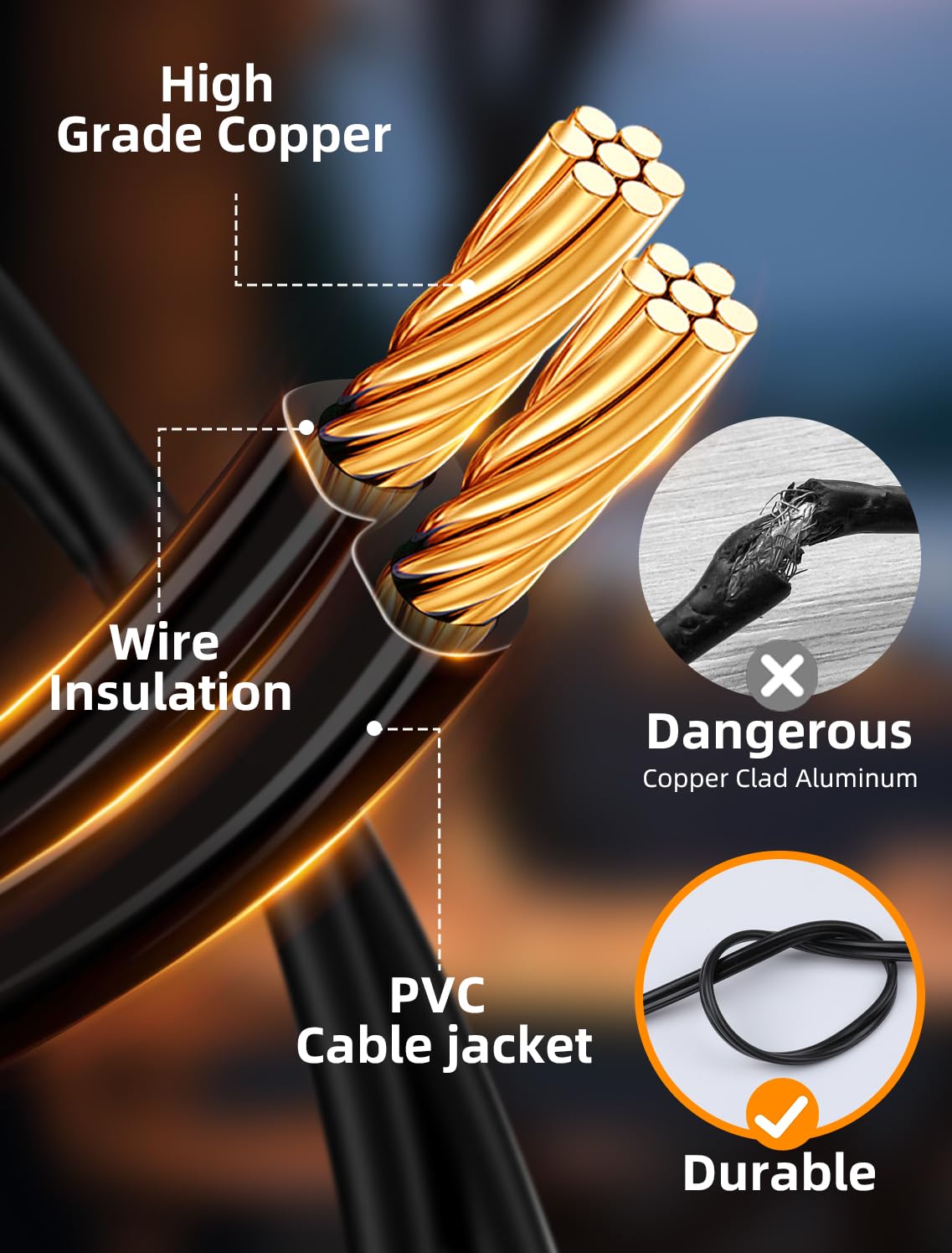 Vozuji Outdoor Patio String Lights: S14 Shatterproof Bulb Outside Waterproof Light - 100Ft 30M Remote Dimmable Connectable Hanging Outdoor Electric Lighting - Garden Backyard Yard Gazebo Porch Party
