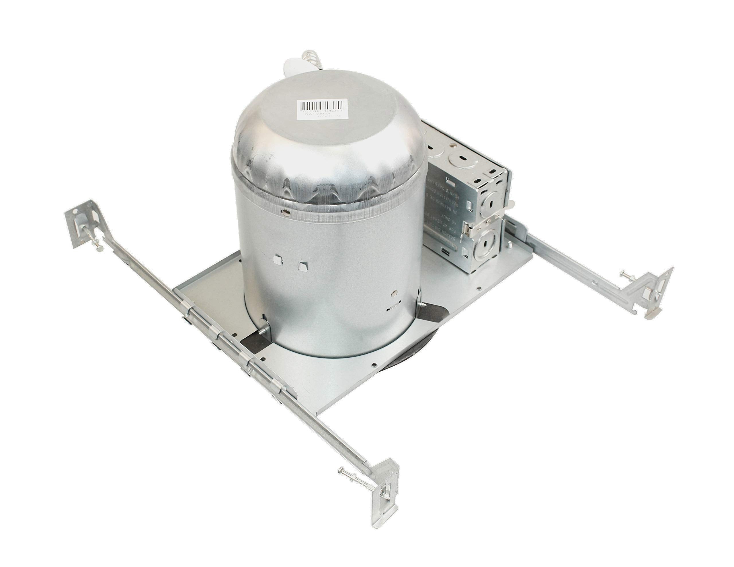Nicor Lighting 5 Inch Housing For New Construction Applications, Ic Rated (15006A)