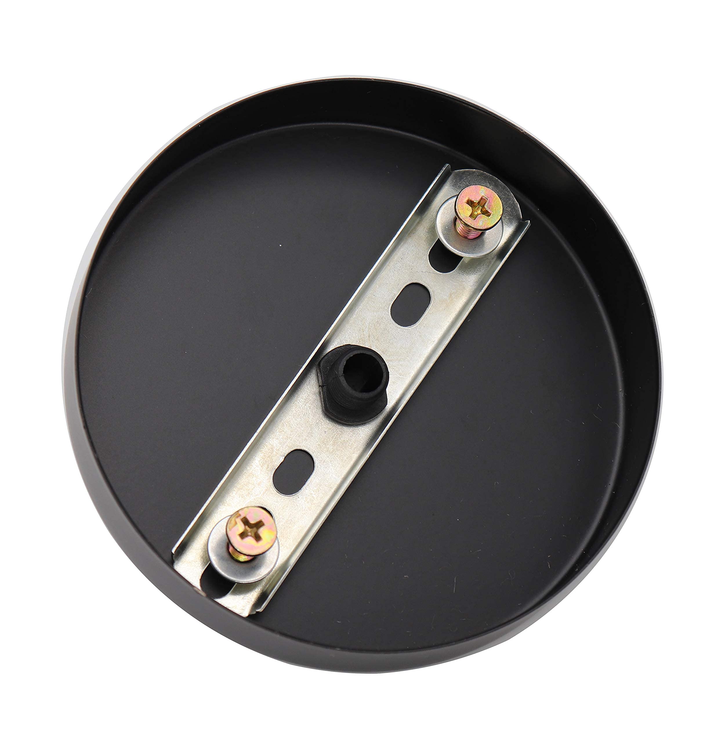 binifiMux Pendant Light Accessories, 2-Pack Black Ceiling Plate Chassis, Metal, 98mm x 18mm, Model: binifiMux_NO