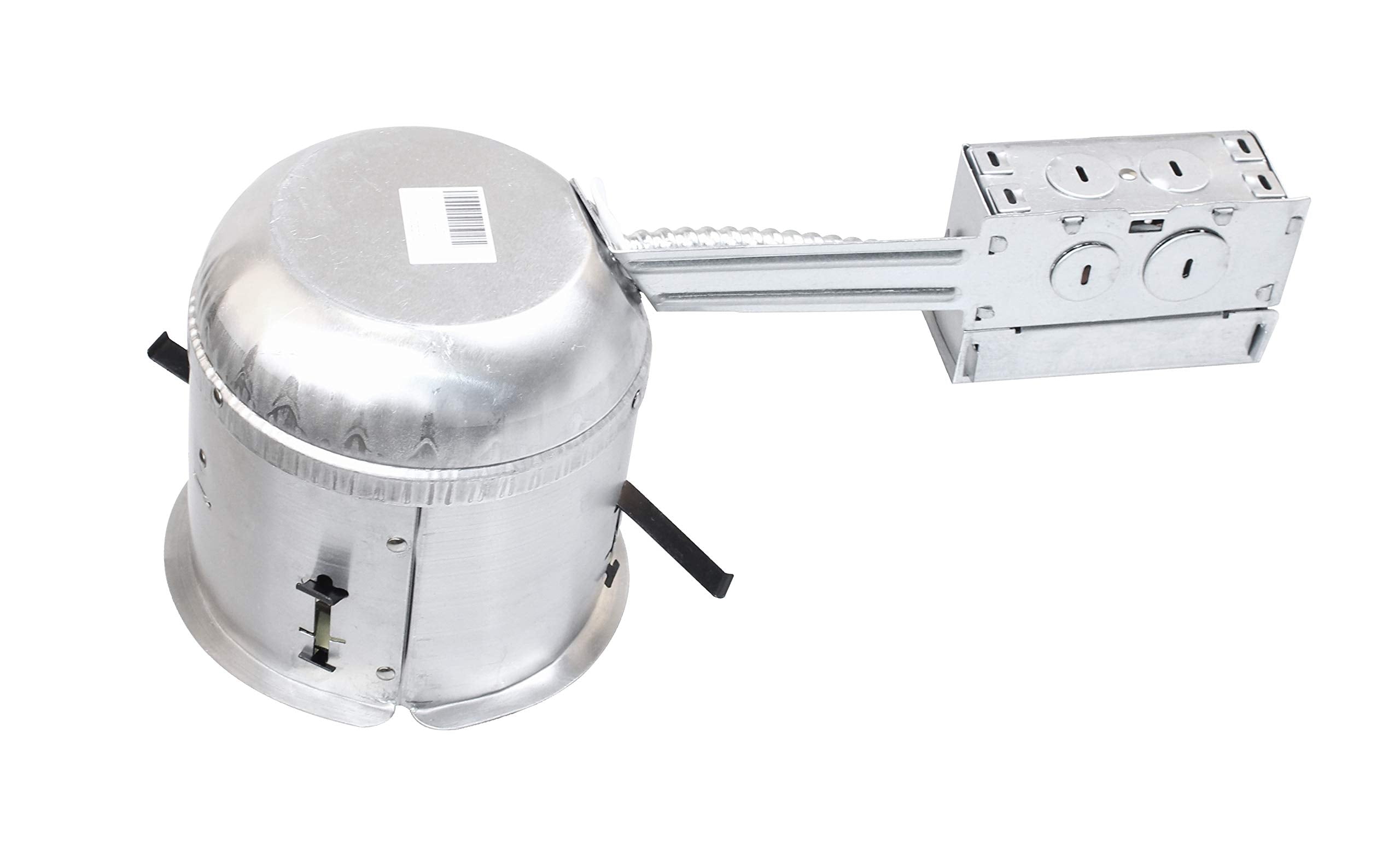 Nicor Lighting 17014Ar 6-Inch Shallow E27/E27 Air Tight Recessed Remodel Housing, Ic-Rated, Neutral, Pack Of 1, 1 Count