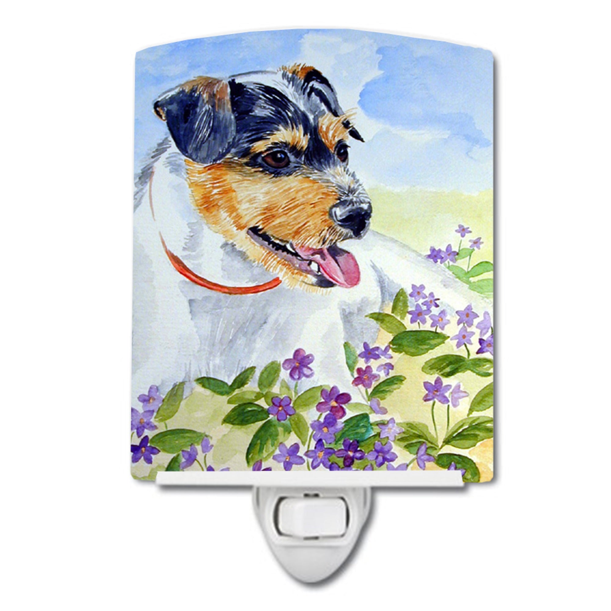  inchCarolines Treasures Jack Russell Terrier Ceramic Night Light, 6x4, Multicolor inch