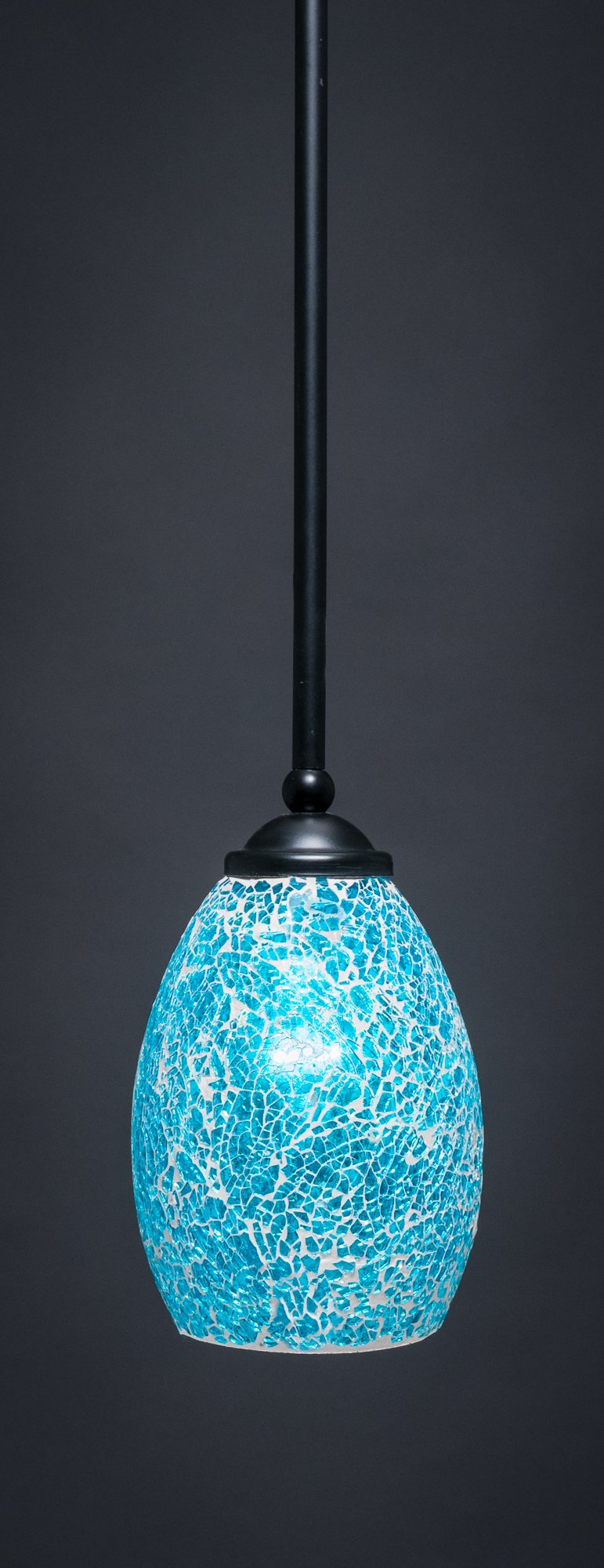 Zilo 1 Light Mini Pendant in Matte Black (560-MB-5055)