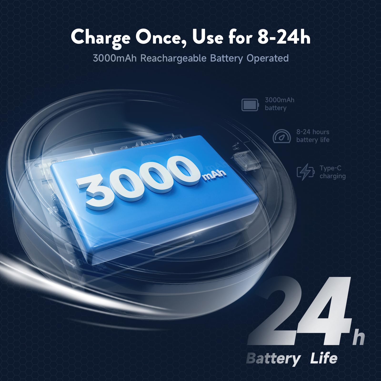 2 Pack Cordless Table Lamps, Portable Retractable Light Pole Desk Lamp, 3000Mah Battery Operated Lights, 3 Color Stepless Dimmin