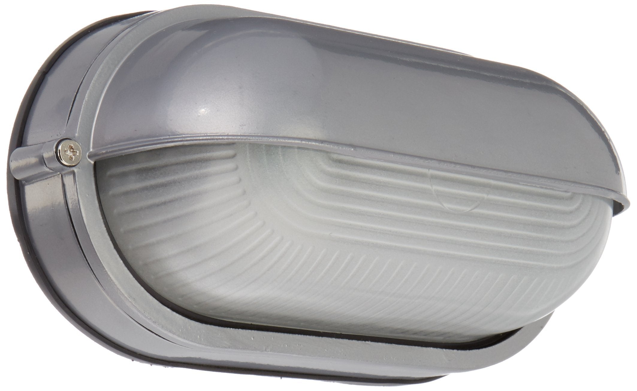 Nauticus - Wet Location Bulkhead - Satin Finish - Frosted Glass Shade