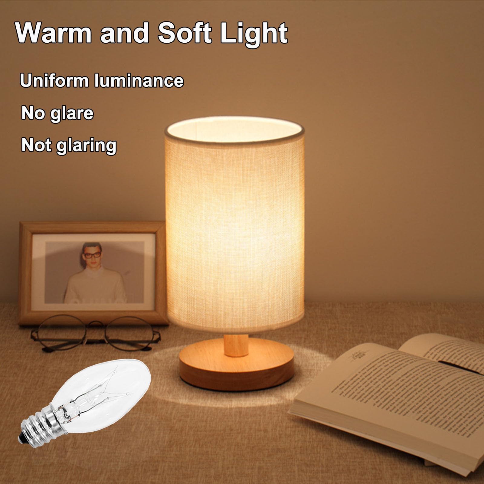 Paeorrorl Night Light Bulbs 4 Watt 15-Pack E12 Candelabra Dimmable Small Light Bulbs - C7 Replacement For Night Light,Christmas