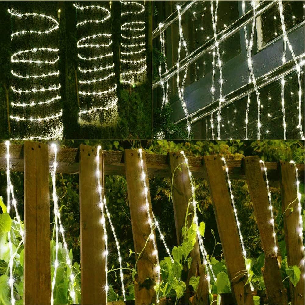 XUNATA LED Rope Light Kit, 6.6ft Waterproof, PVC, Warm White, 30 LEDs, Model 2ec979a0-98b4-488e-812c