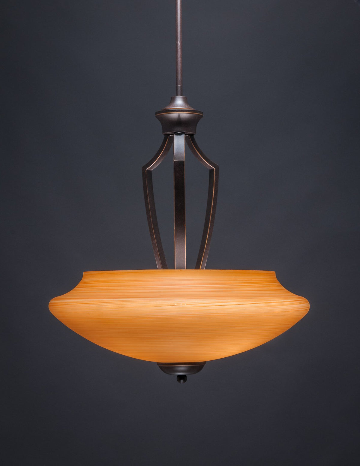 Zilo 3 Light Pendant in Dark Granite (567-DG-686)