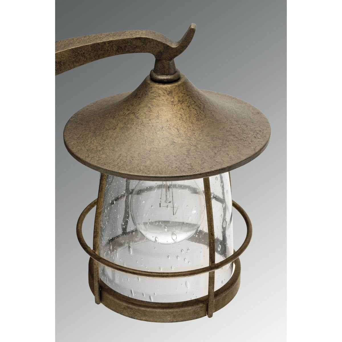 Progress Lighting Prairie Outdoor Light Fixture, Aluminum, 10-Inch x 13.5-Inch, Black, Model P5764-71