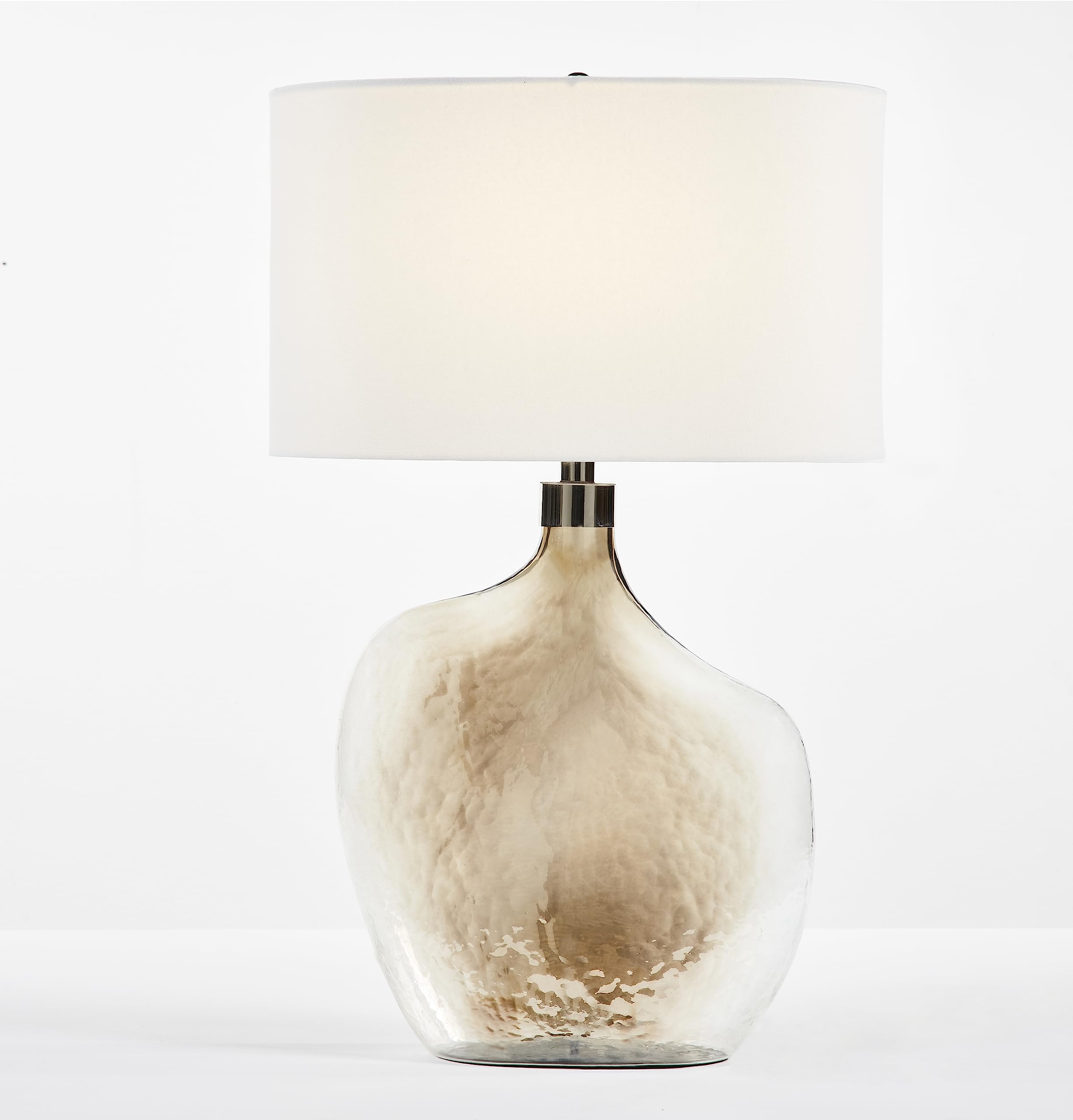 SAFAVIEH Lighting Collection Celensa Gold Glass 28-inch Table Lamp