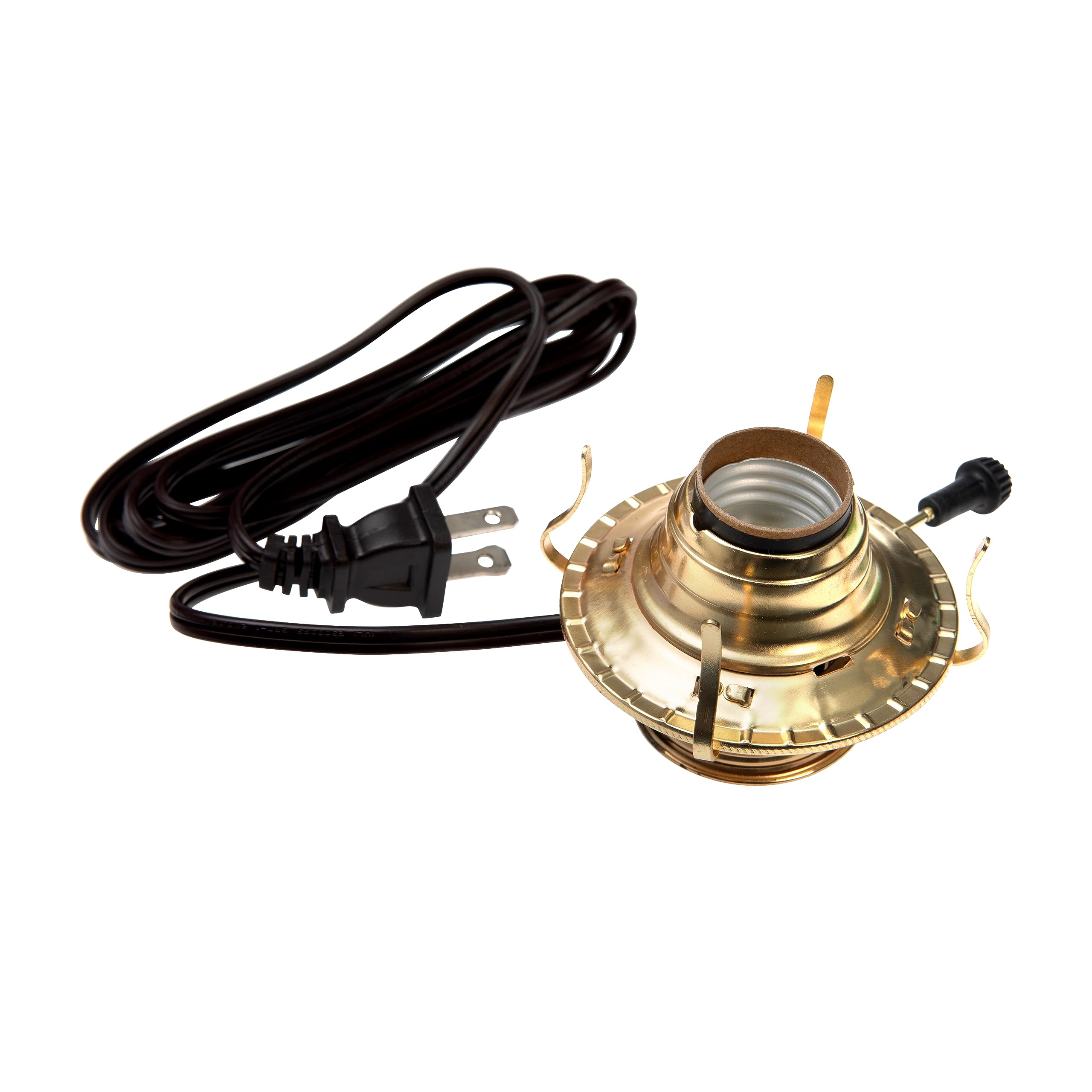 Creative Hobbies Electric Oil Lamp Burner DIY Kit, Pre-Wired, Gold, Model M999E