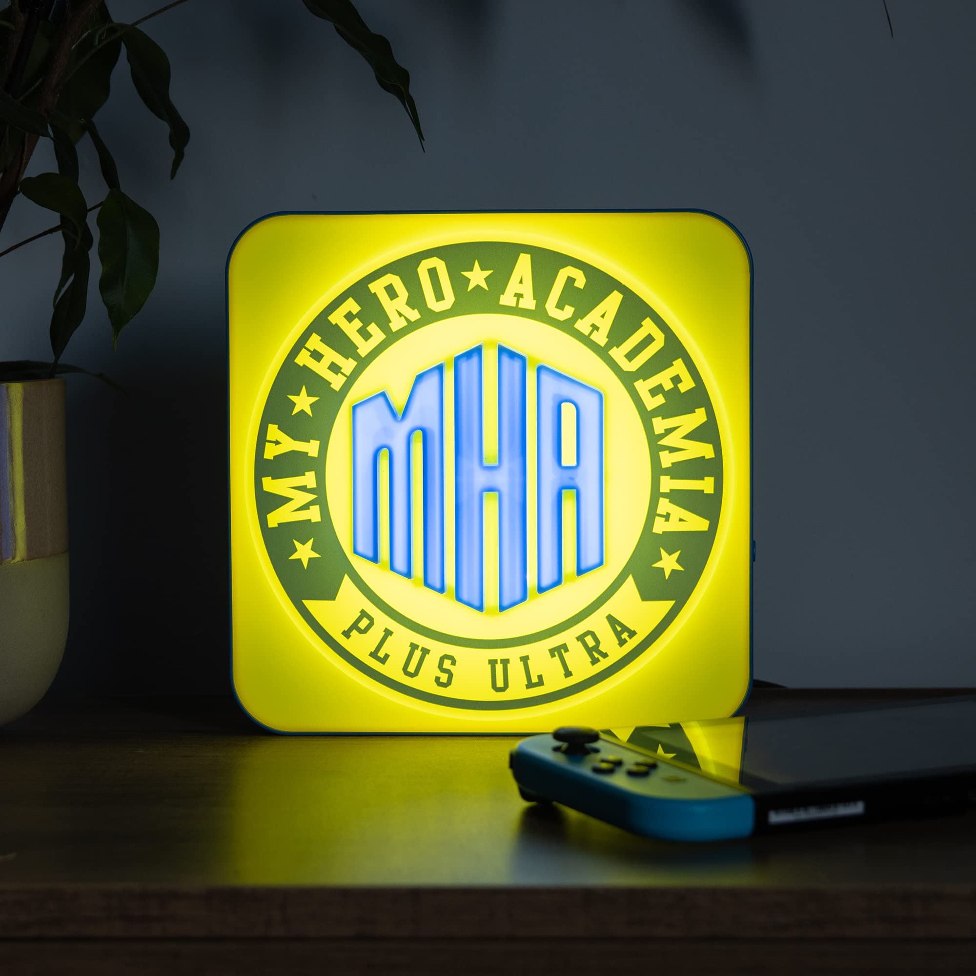 Numskull My Hero Academia Lamp Wall Light - Ambient Lighting Gaming Accessory For Bedroom  Home  Study  Office  Work - Official My Hero Academia Merchandise