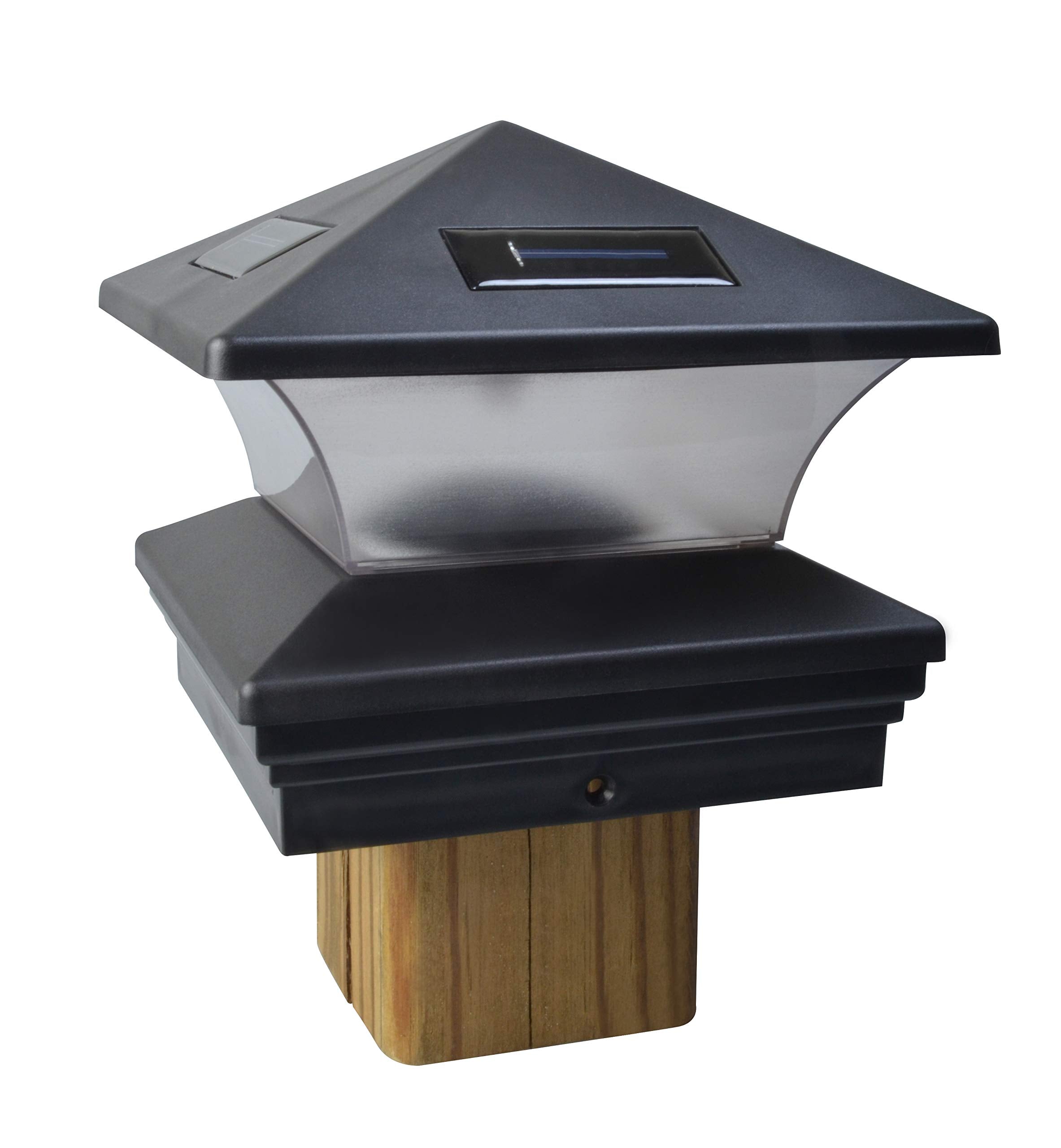 Moonrays 91268 Solar-Powered Post Cap Led Light For 6 By 6 Posts