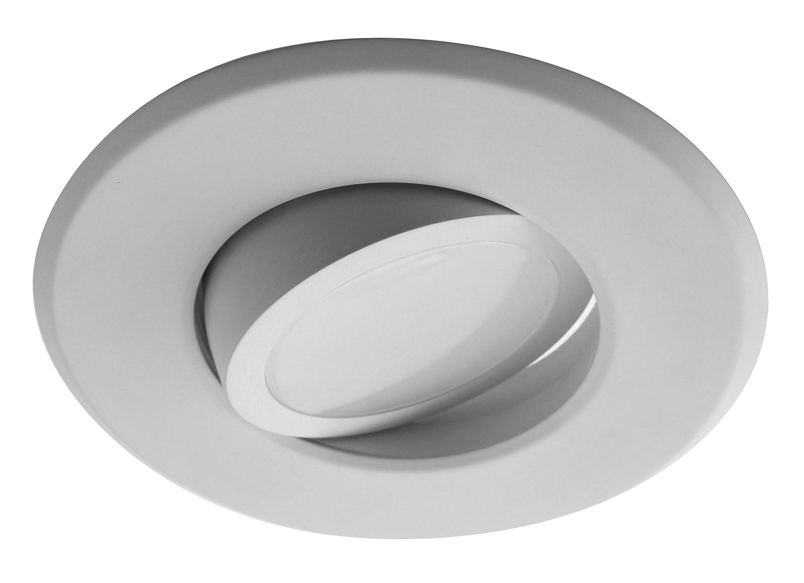 Nicor Lighting 5/6 Inch Led Gimbal Downlight Retrofit Kit, 3000K White (Dlg56-10-120-3K-Wh)