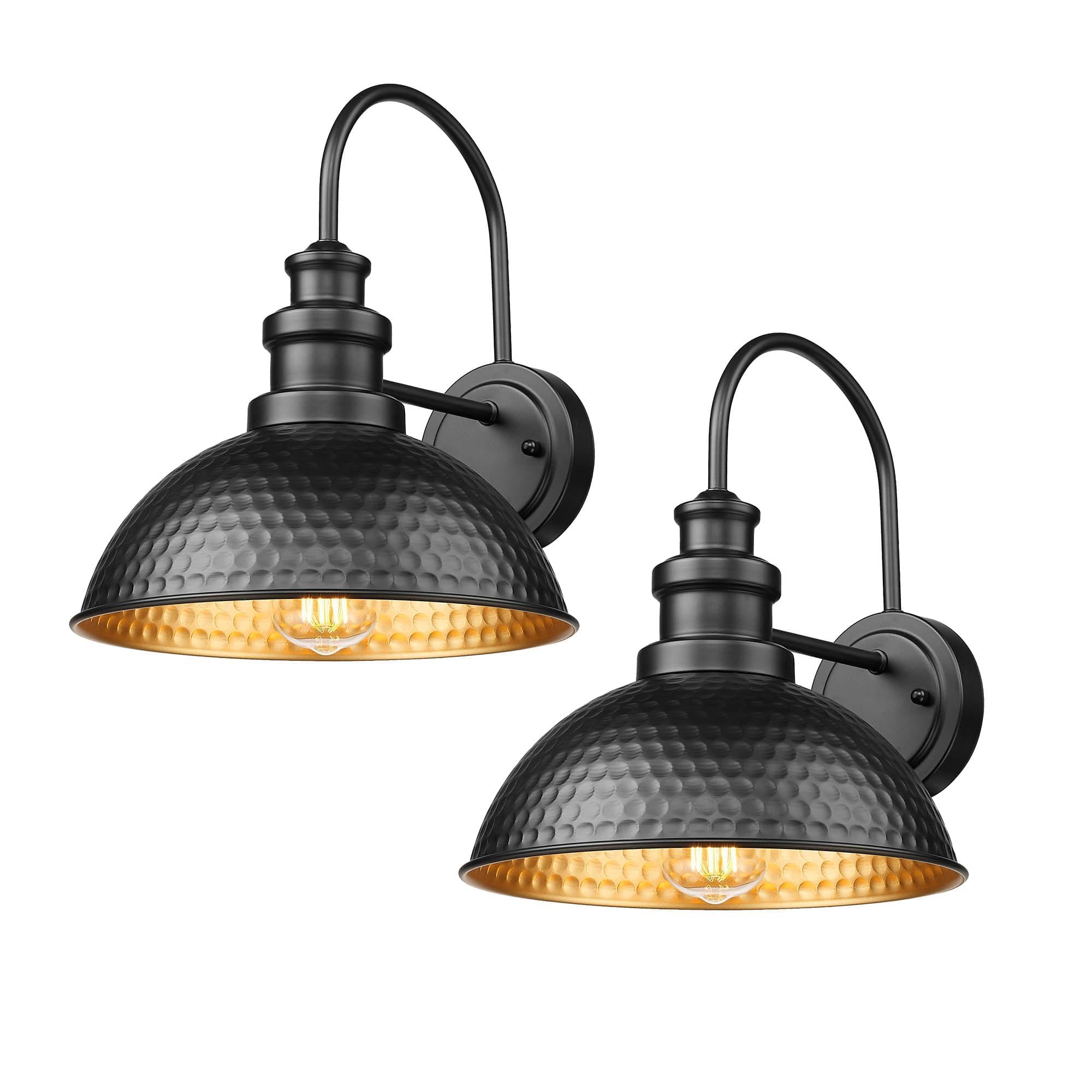 Casia Outdoor Farmhouse Barn Lights, Rustic Outdoor Wall Sconce, Exterior Wall Lights, Front Door Mounted Lighting Fixture,Vinta