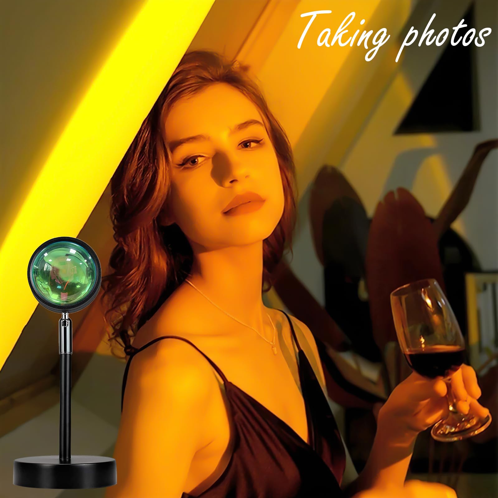 Easeking Led Sunset Lamp - Sunset Lights Night Lights Led Projector Floor Lamp Atmosphere Light Night Light For Bedroom Livingro