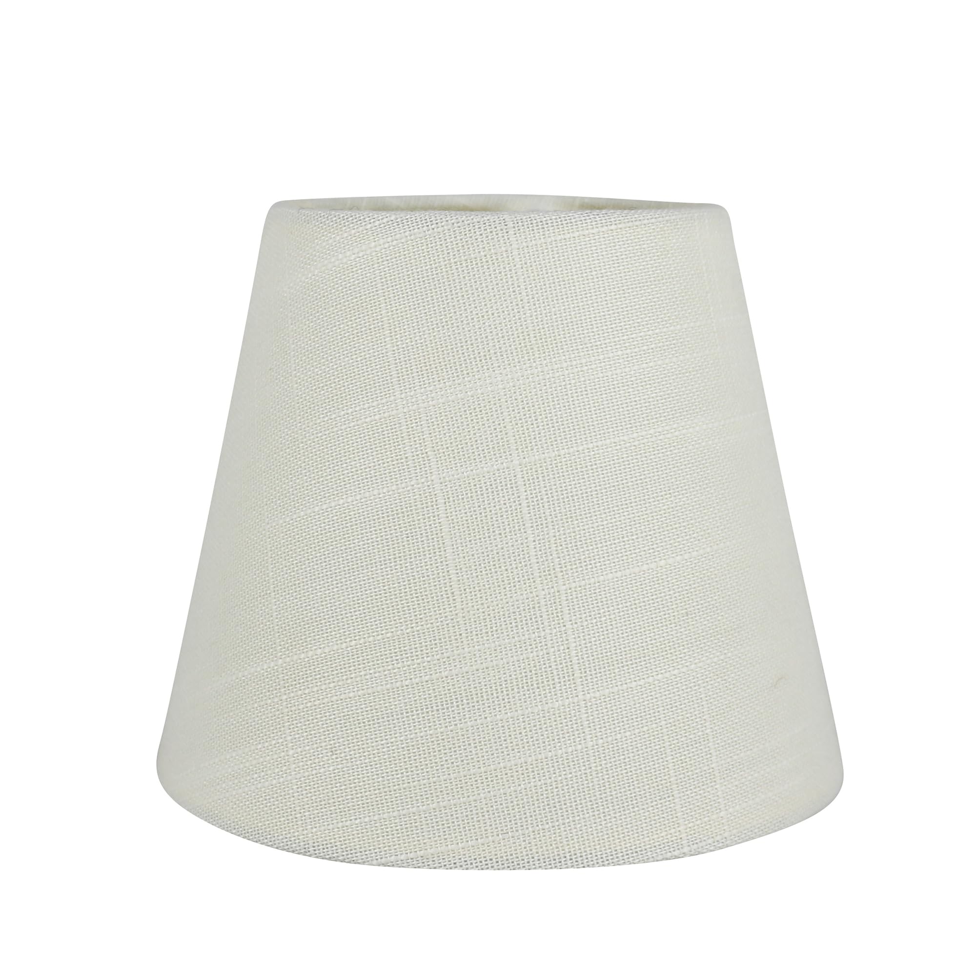 Meriville Chandelier Lamp Shades, 4-Inch By 6-Inch By 5-Inch, Clip-On (Set Of 2, Sand)