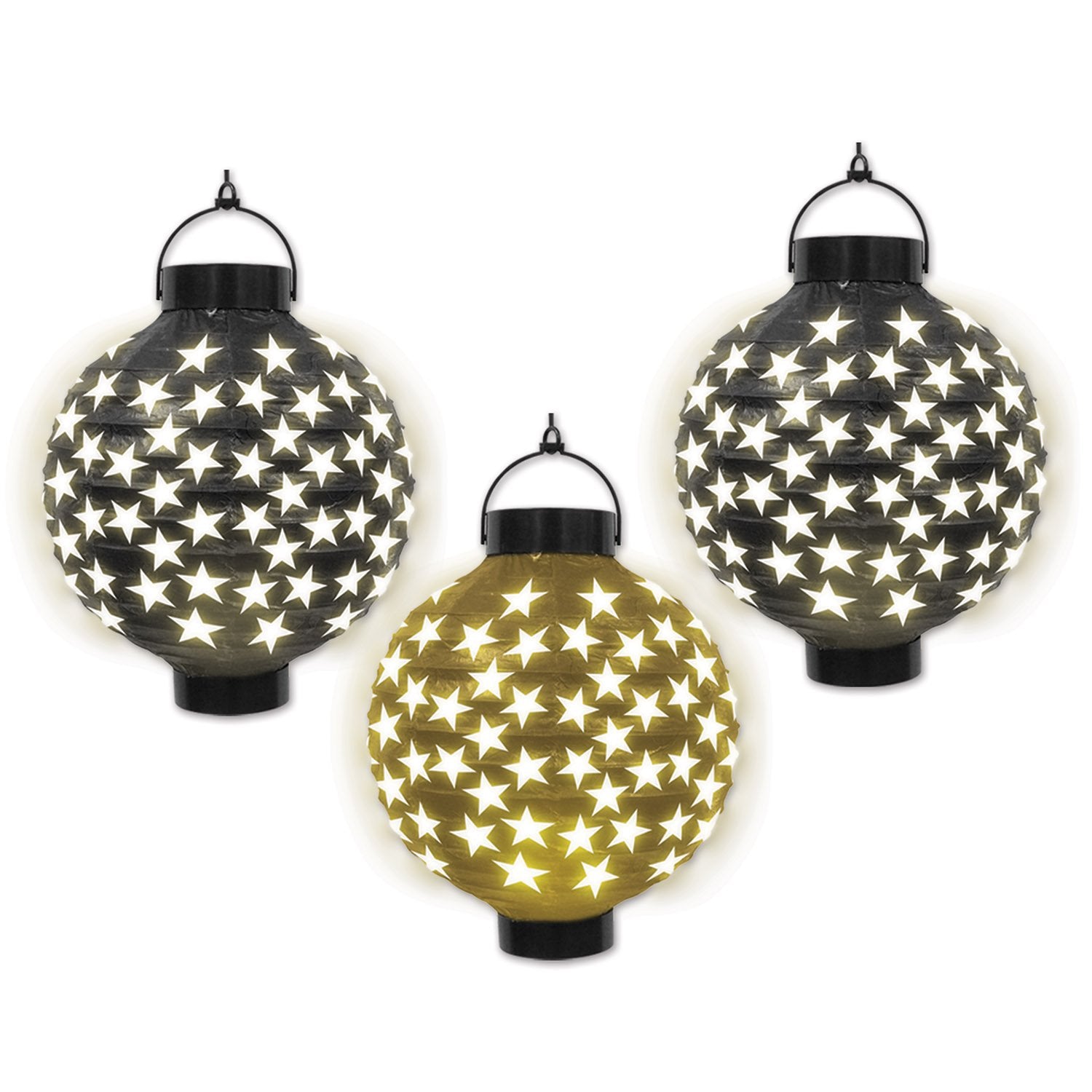 8-Inch Light-Up Paper Lanterns