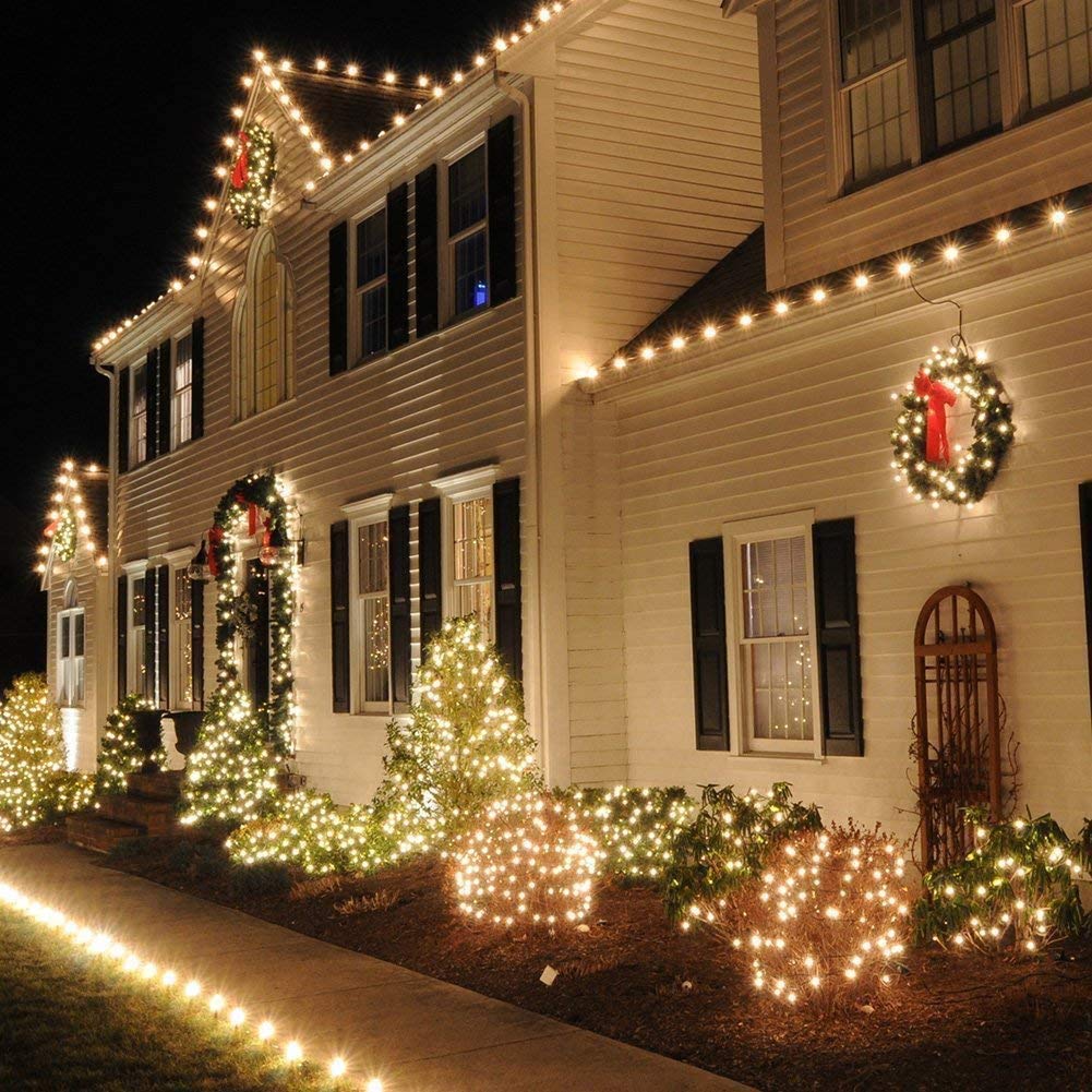 koopower 200 LED Indoor String Lights with Remote and Timer, 65ft Linkable (Max 162.5 FT) Fairy Lights, Plug-in String, 8 Modes,