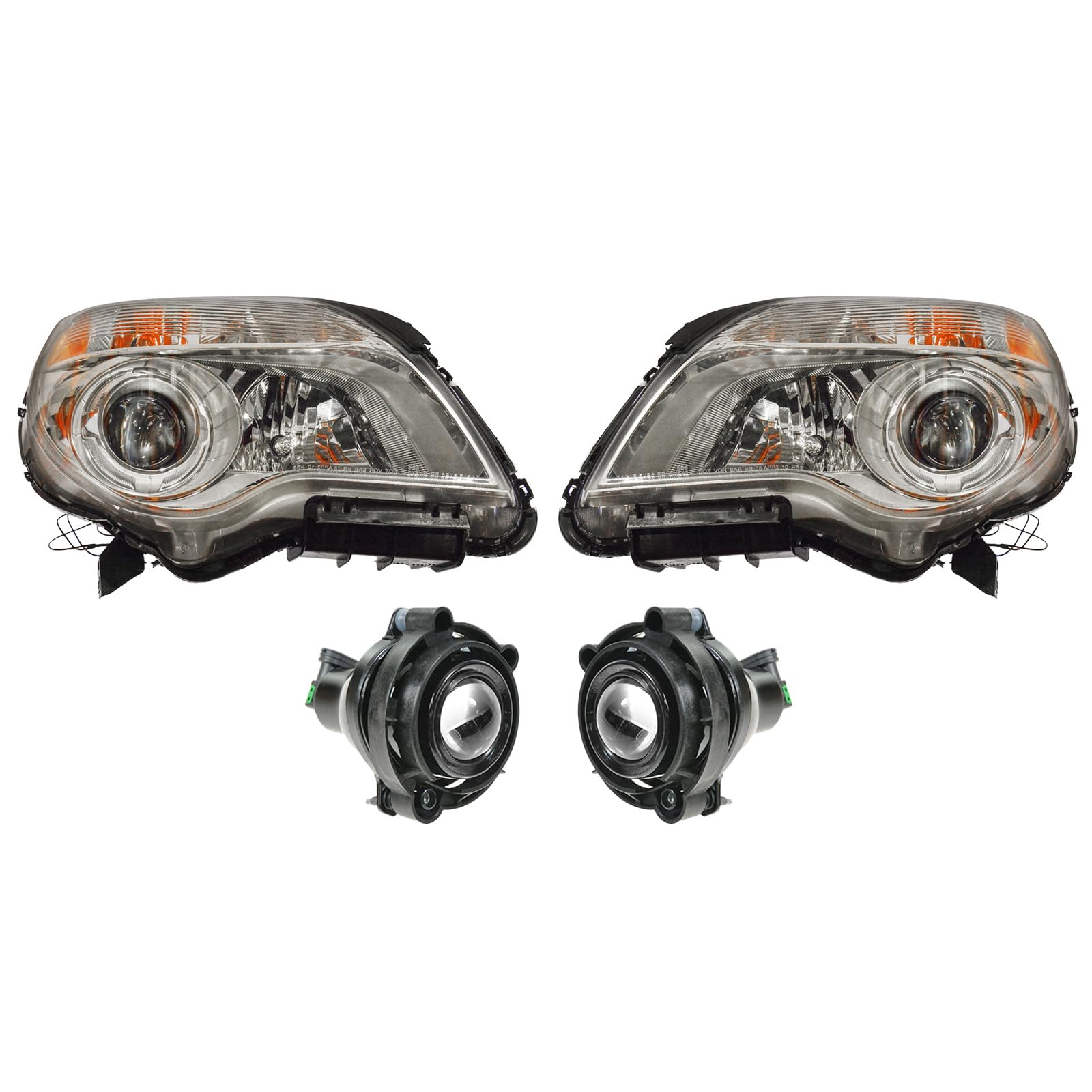 Trq Lighting Kit Gm2502352 Gm2503352 Gm2593157 Compatible With 2010-2015 Chevrolet Equinox
