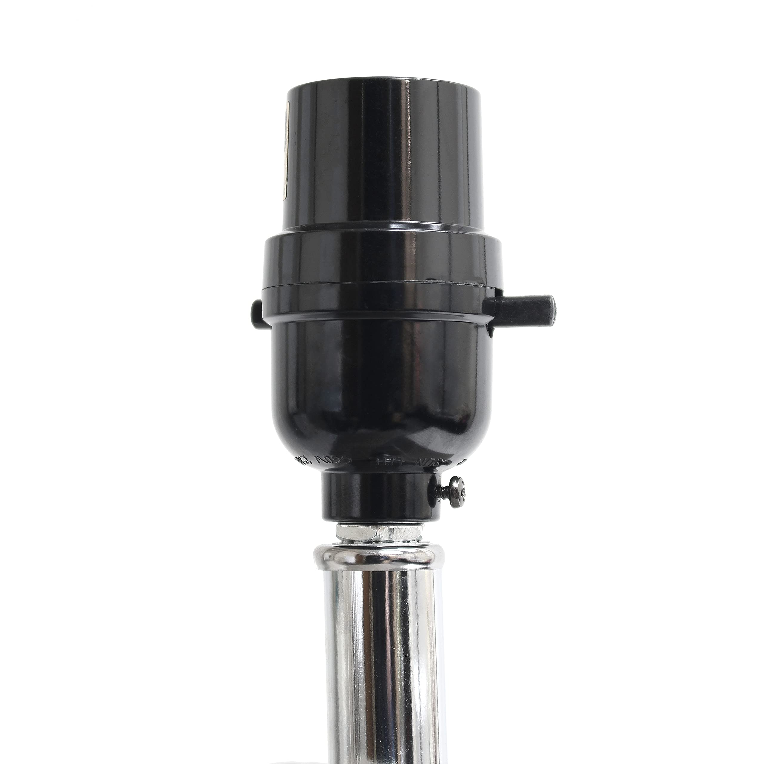 Elegant Designs Lc2000-Bge-2Pk 2 Pack Modern Leather Table Lamps With White Fabric Shades, Beige