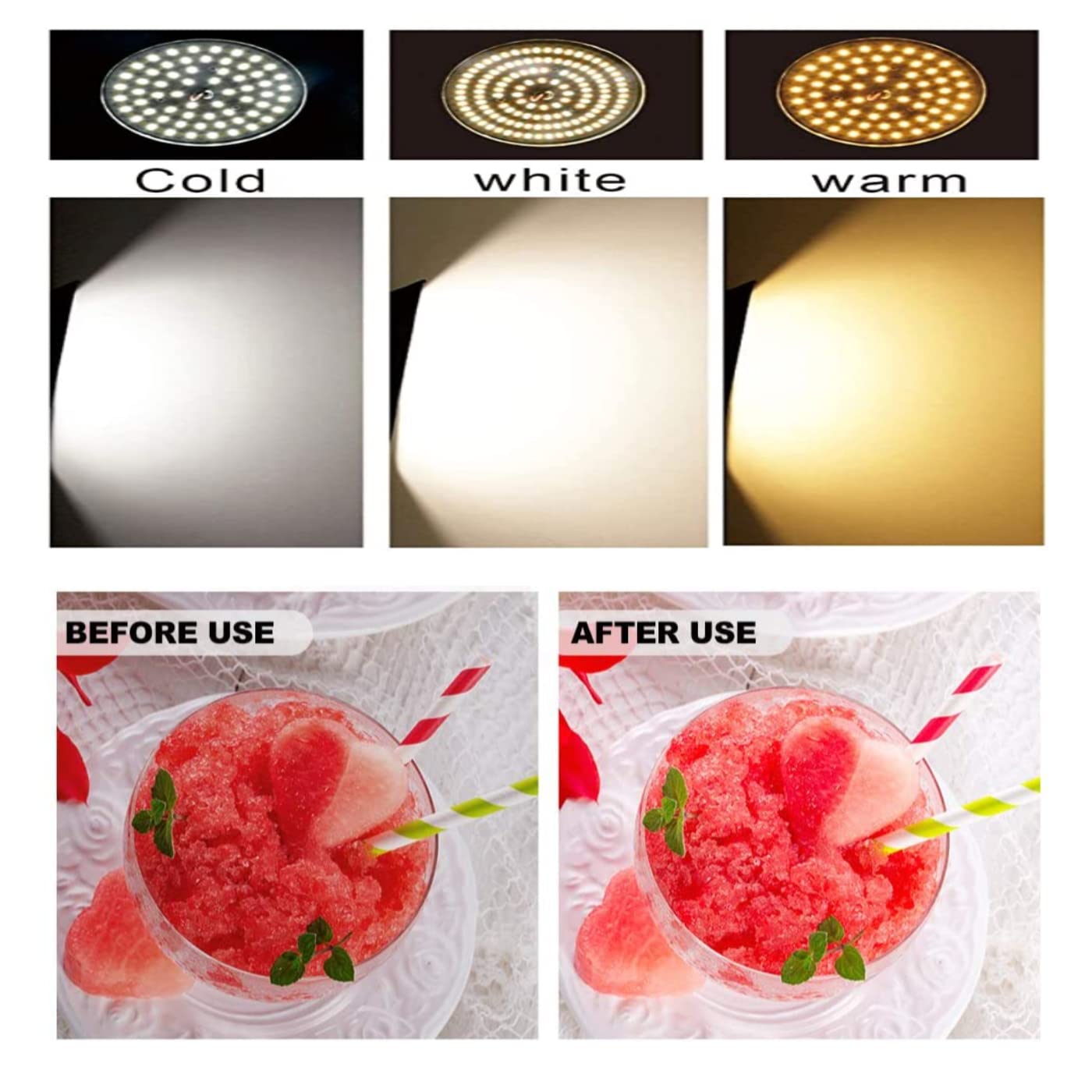 2Pack 85W Photography Light Bulb 3000-6000K Dimmable Tricolor Led Bulbs For Softbox Bulb In E27/26 Socket For Photography Photo