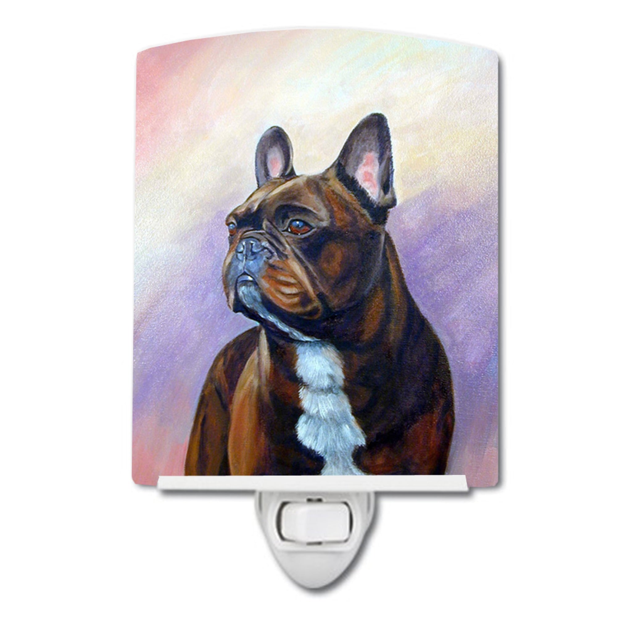  inchCarolines Treasures French Bulldog Ceramic Night Light, 6x4, Multicolor inch